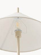 Lampadaire avec socle en marbre Archer - Beige