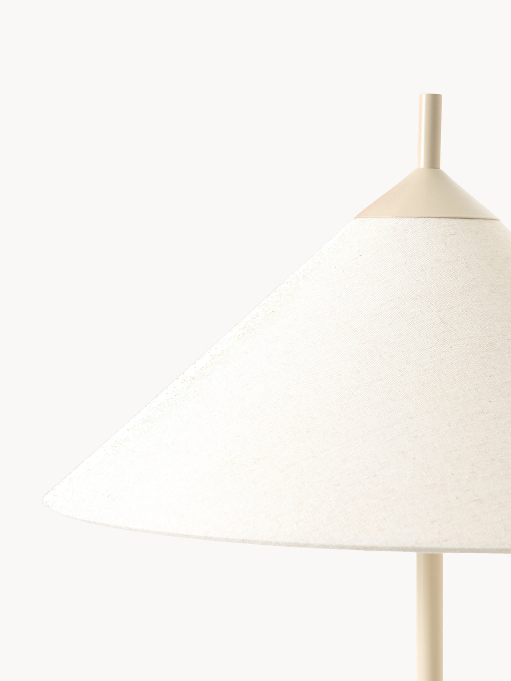 Lampadaire avec socle en marbre Archer - Beige