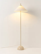 Lampadaire avec socle en marbre Archer - Beige