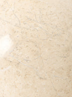 Lampadaire avec socle en marbre Archer - Beige