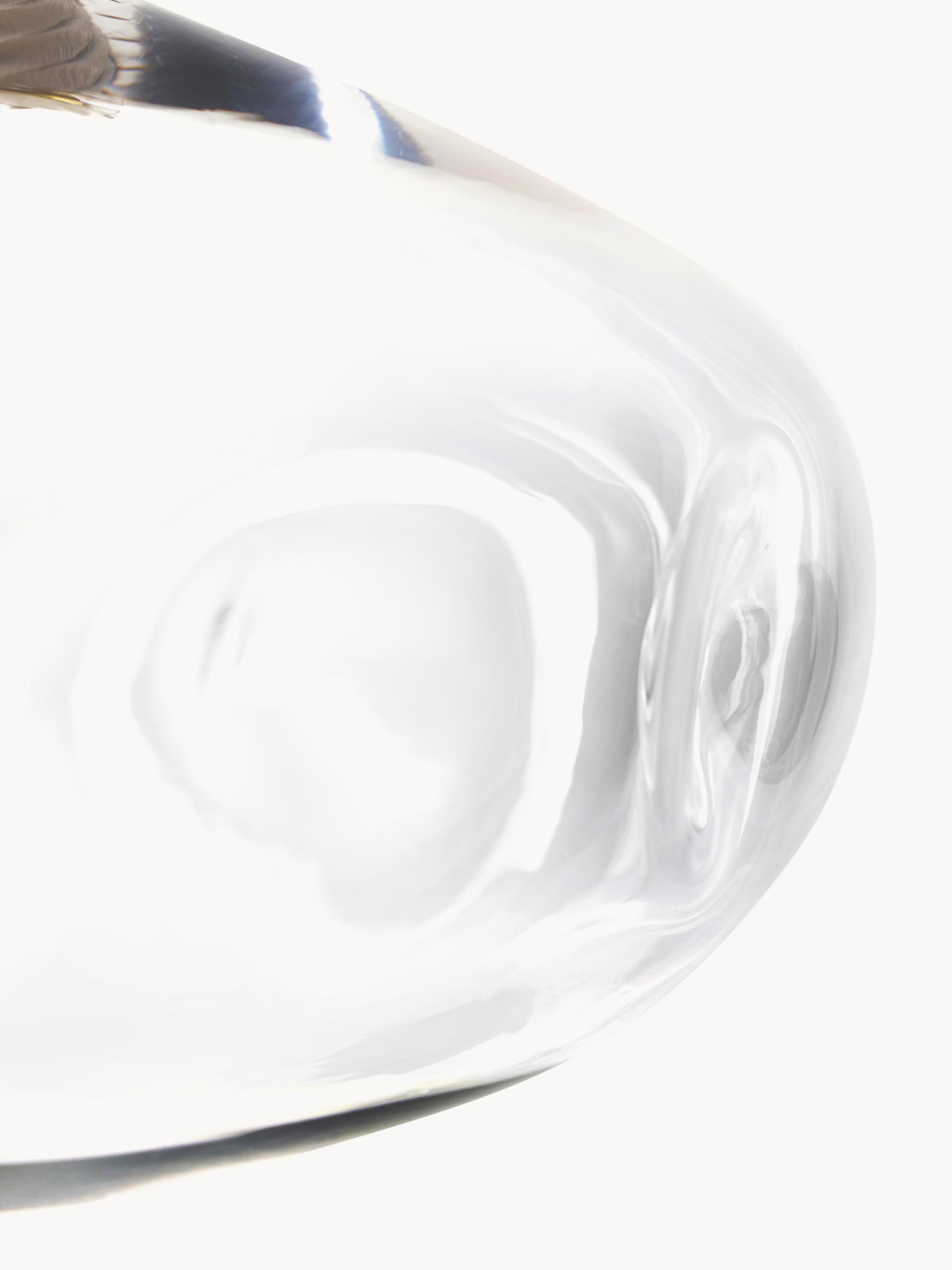 Suspension en verre Kol - Transparent, doré