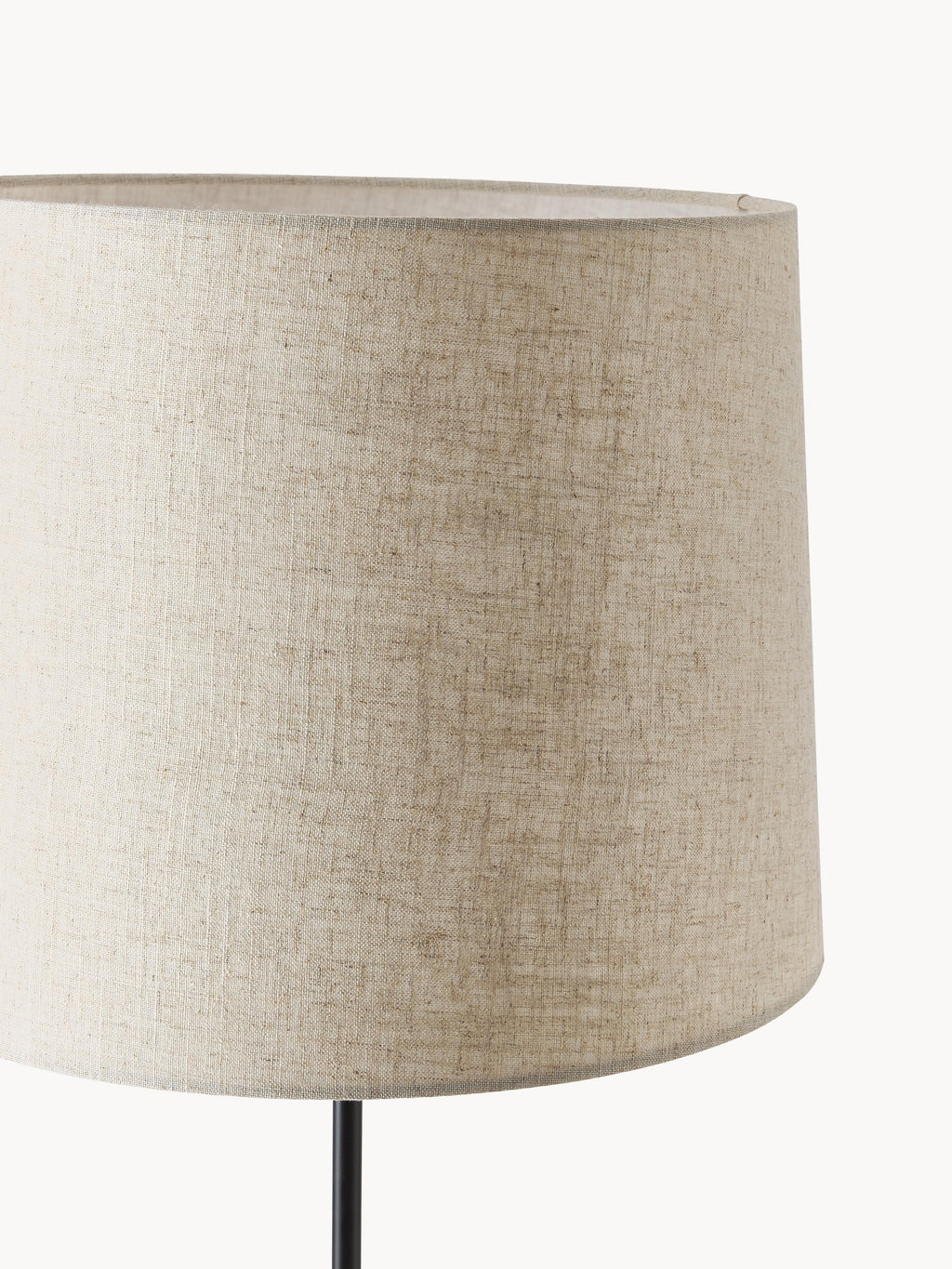 Lampadaire avec pied en béton Braxton - Anthracite, blanc crème