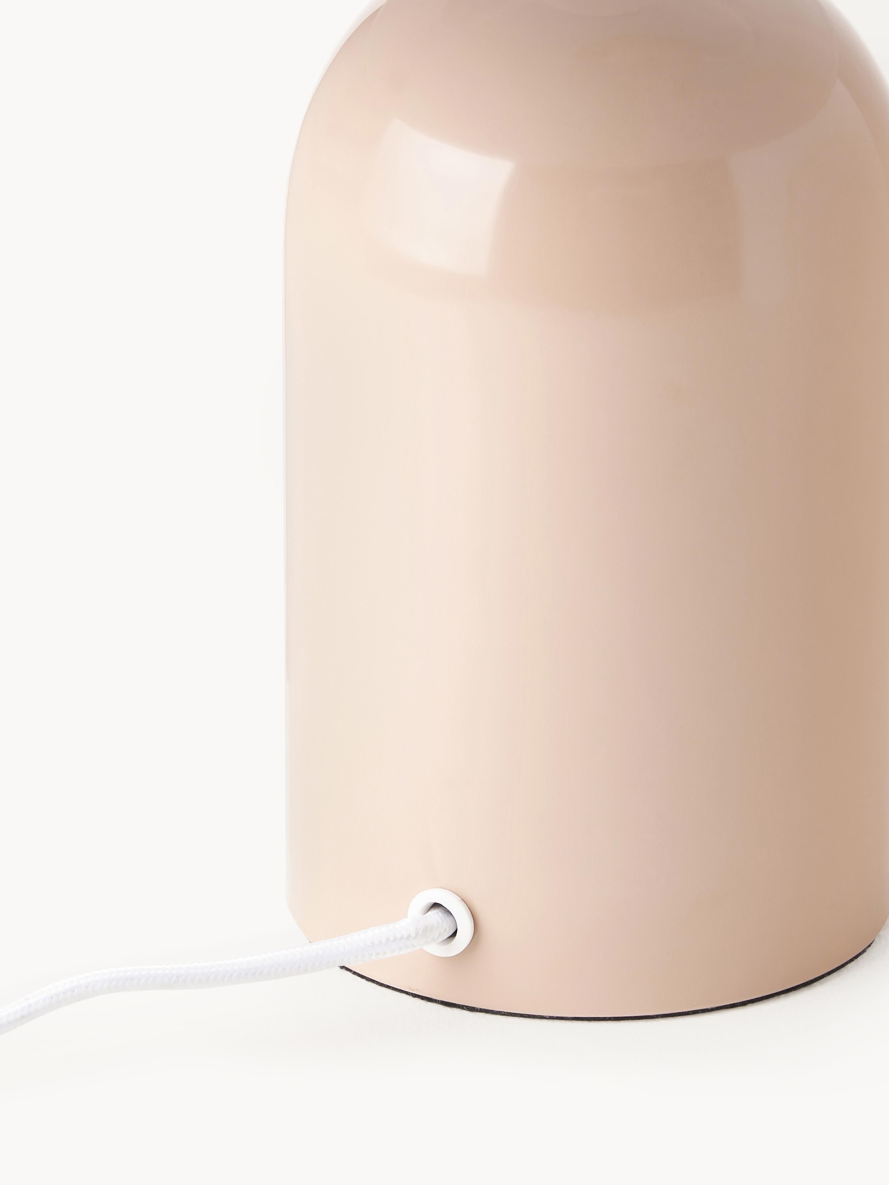 Lampe à poser rétro Elmo - Pêche, haute brillance