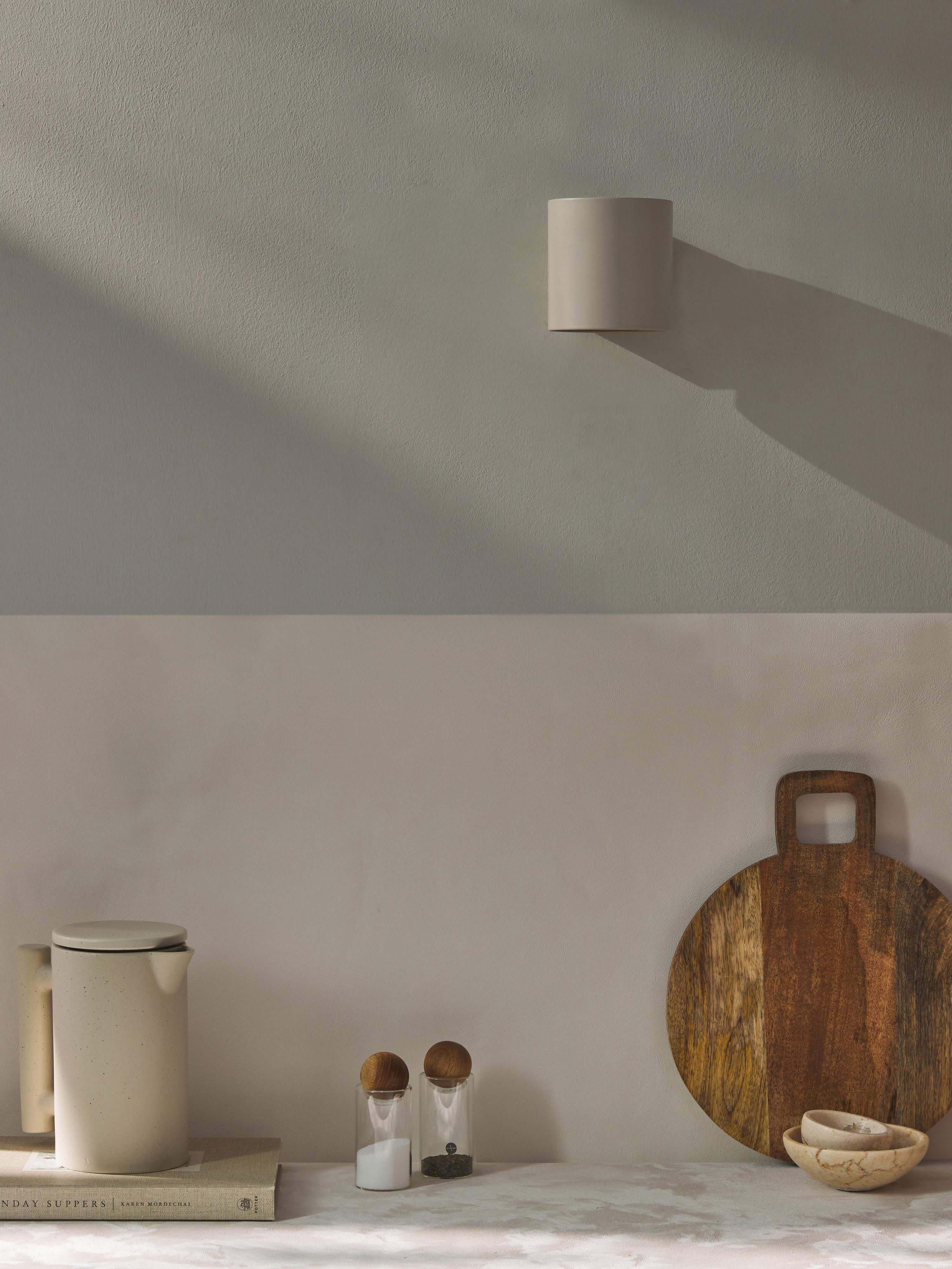 Petite applique murale Oran - Beige clair