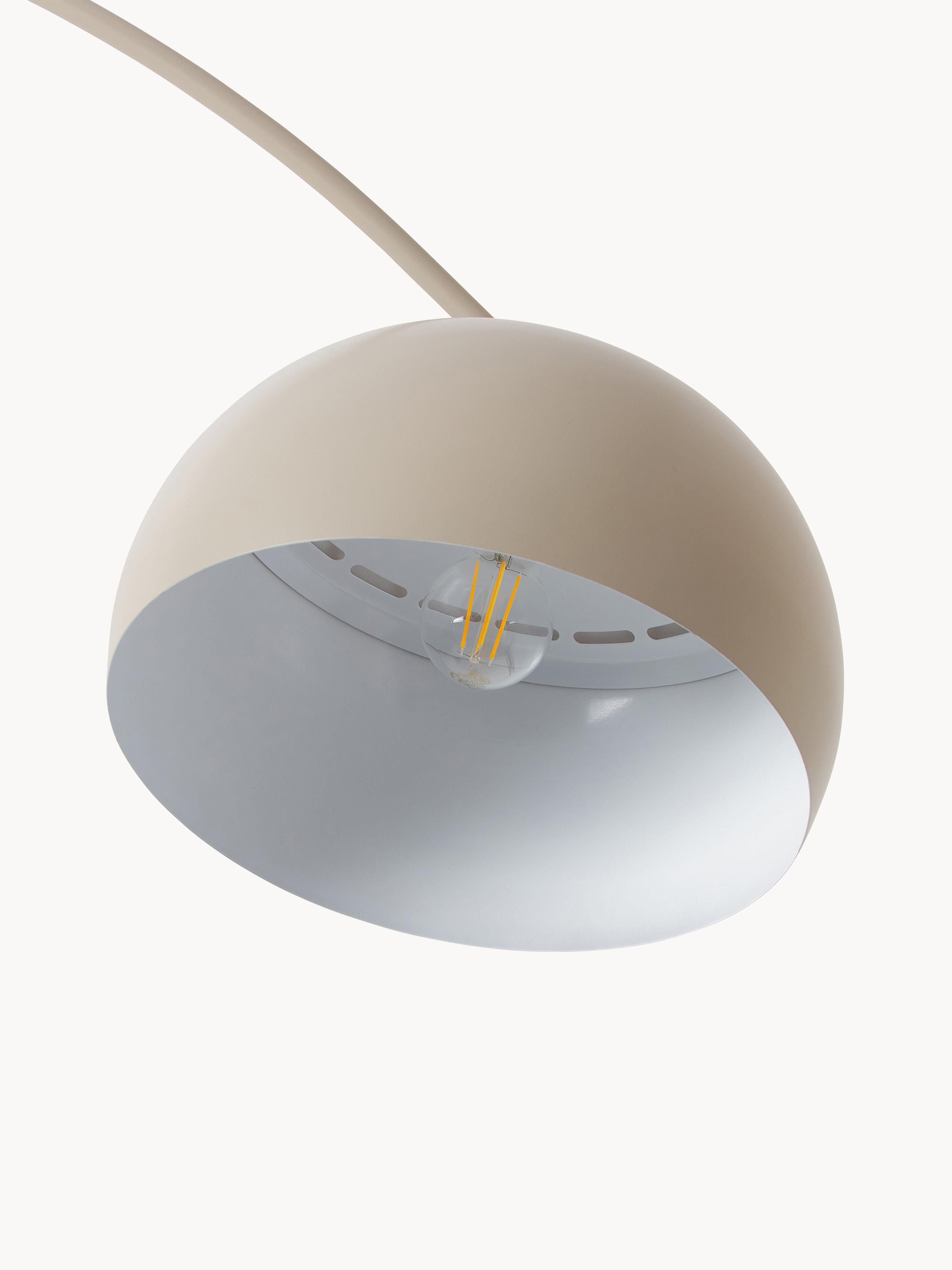 Grand lampadaire arc Dak - Beige