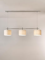 Grande suspension Frithjof - Blanc, gris chrome