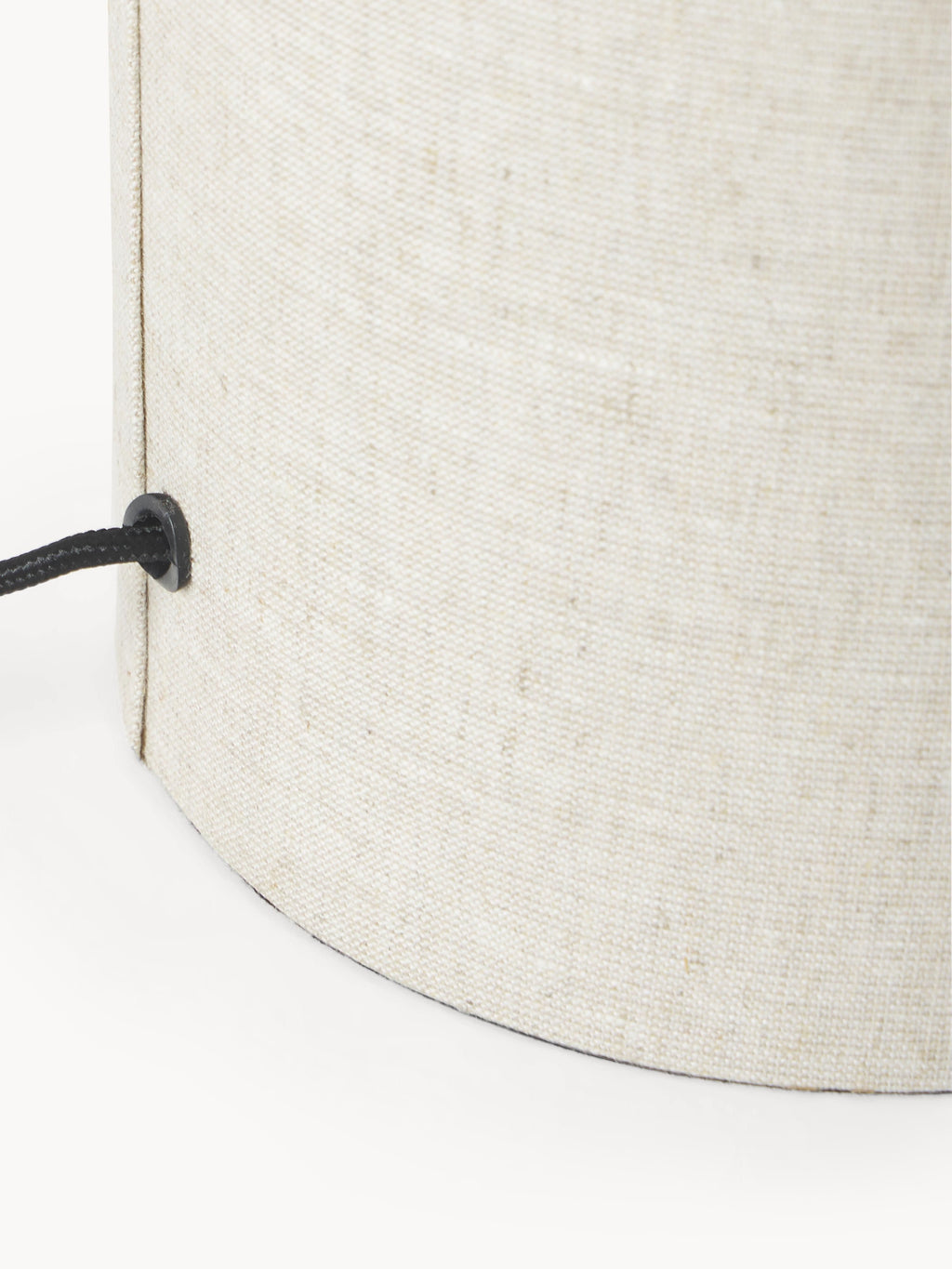 Lampadaire en lin Tomi - Lin beige clair