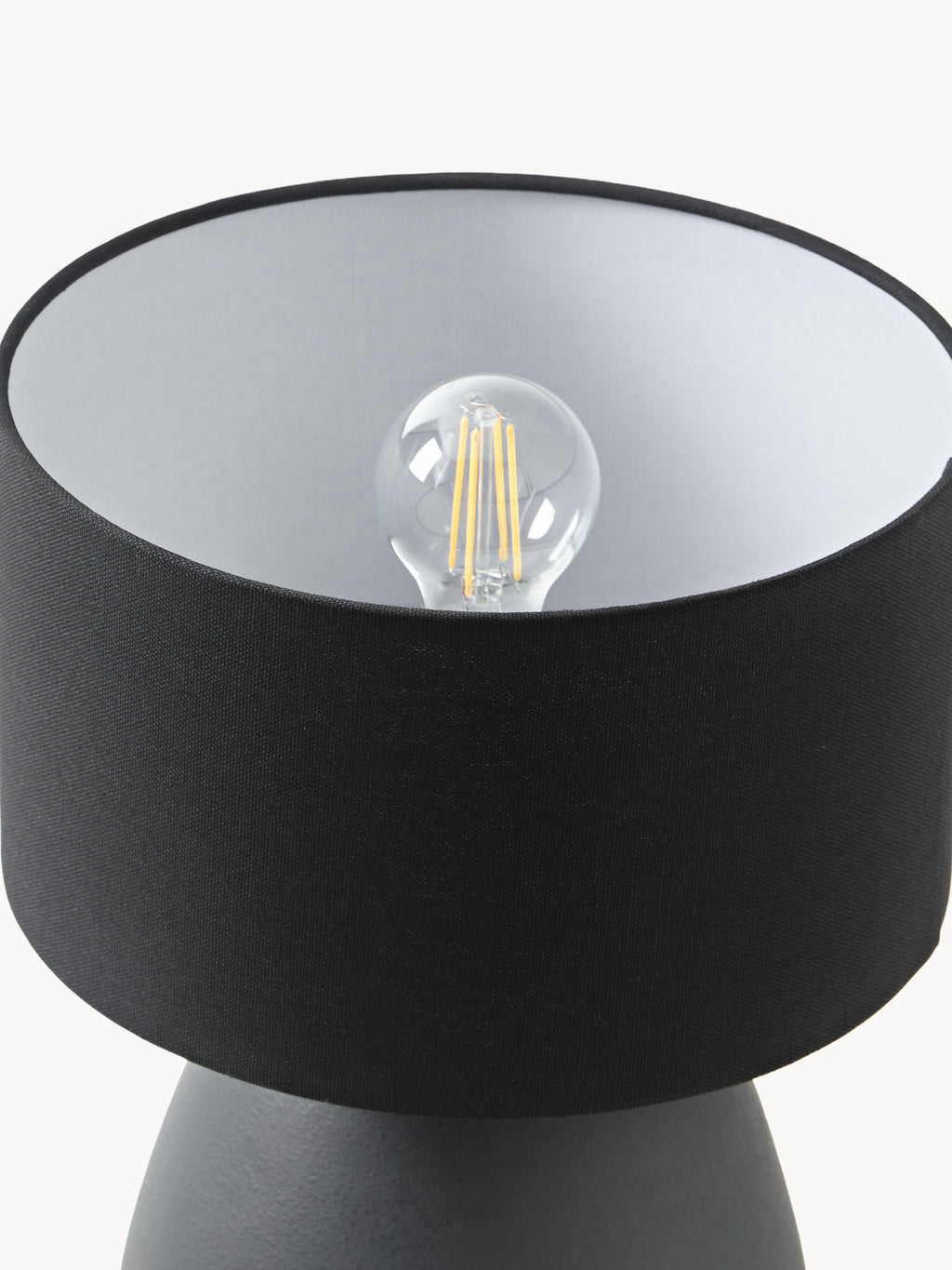 Lampe à poser en céramique Stav - Anthracite, mat