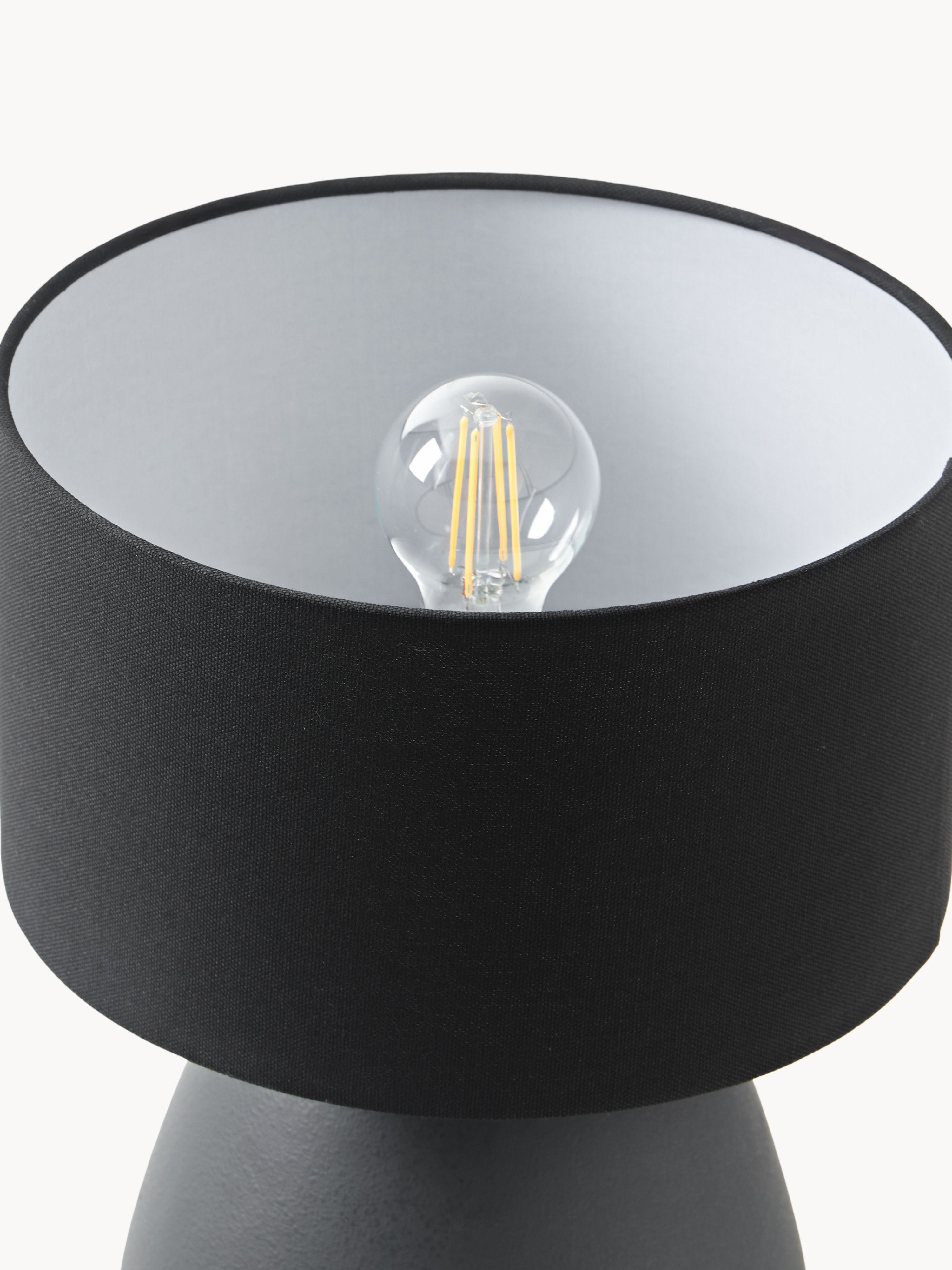 Lampe à poser en céramique Stav - Anthracite, mat