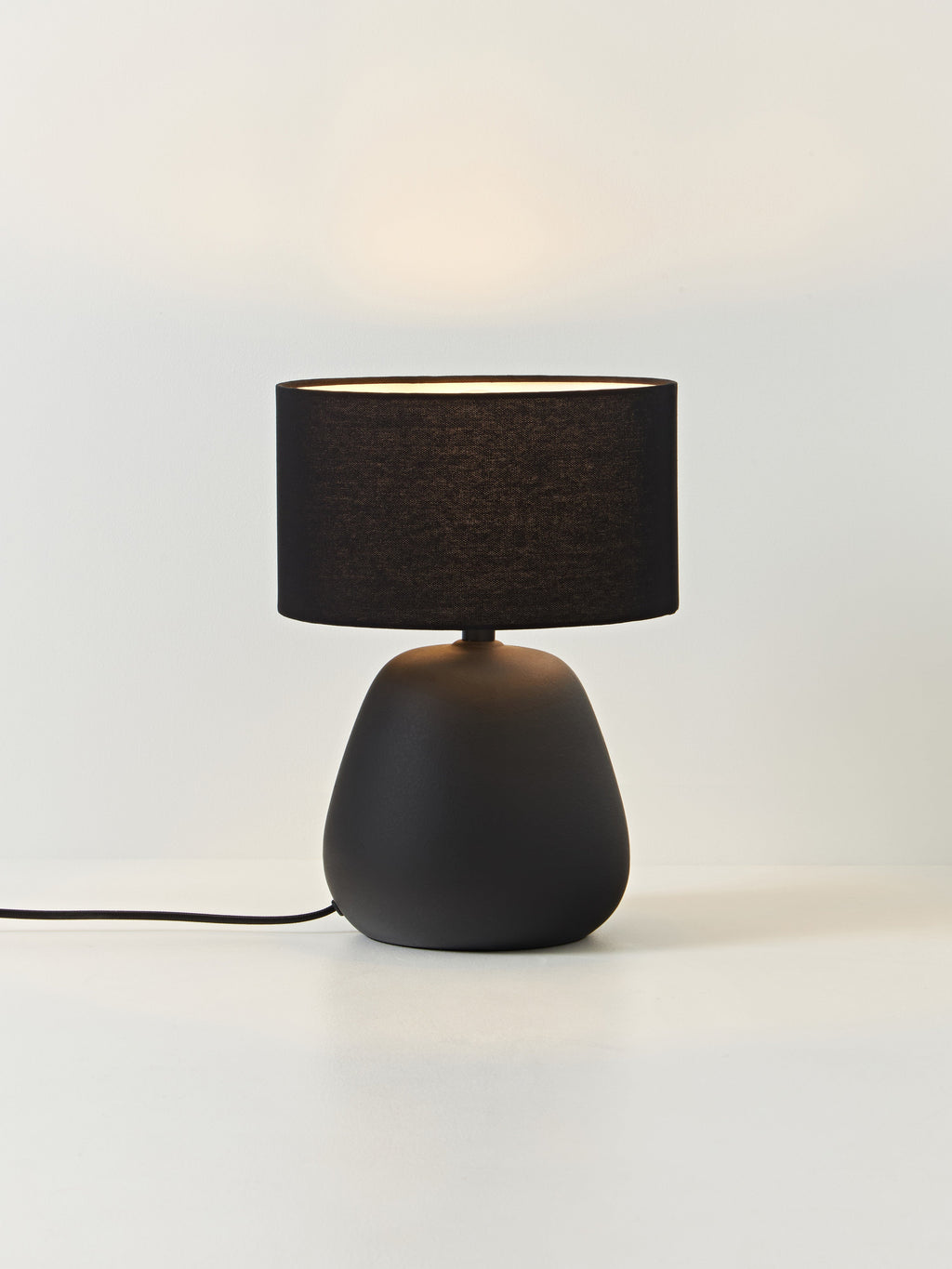 Lampe à poser en céramique Stav - Anthracite, mat