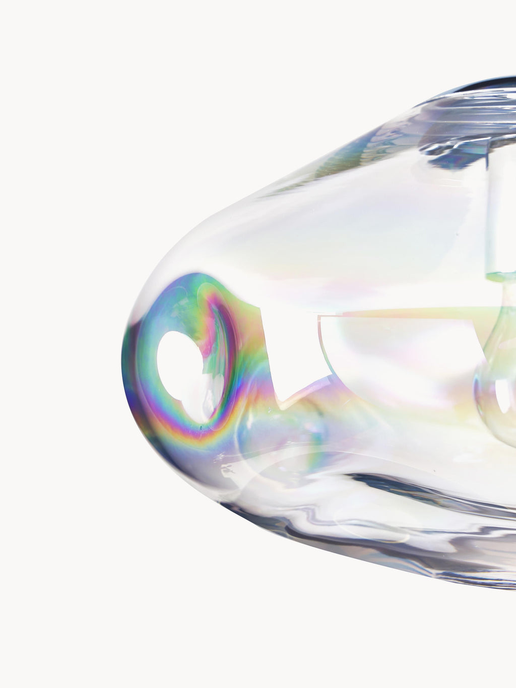 Plafonnier en verre irisé Kol - Irisé, argenté