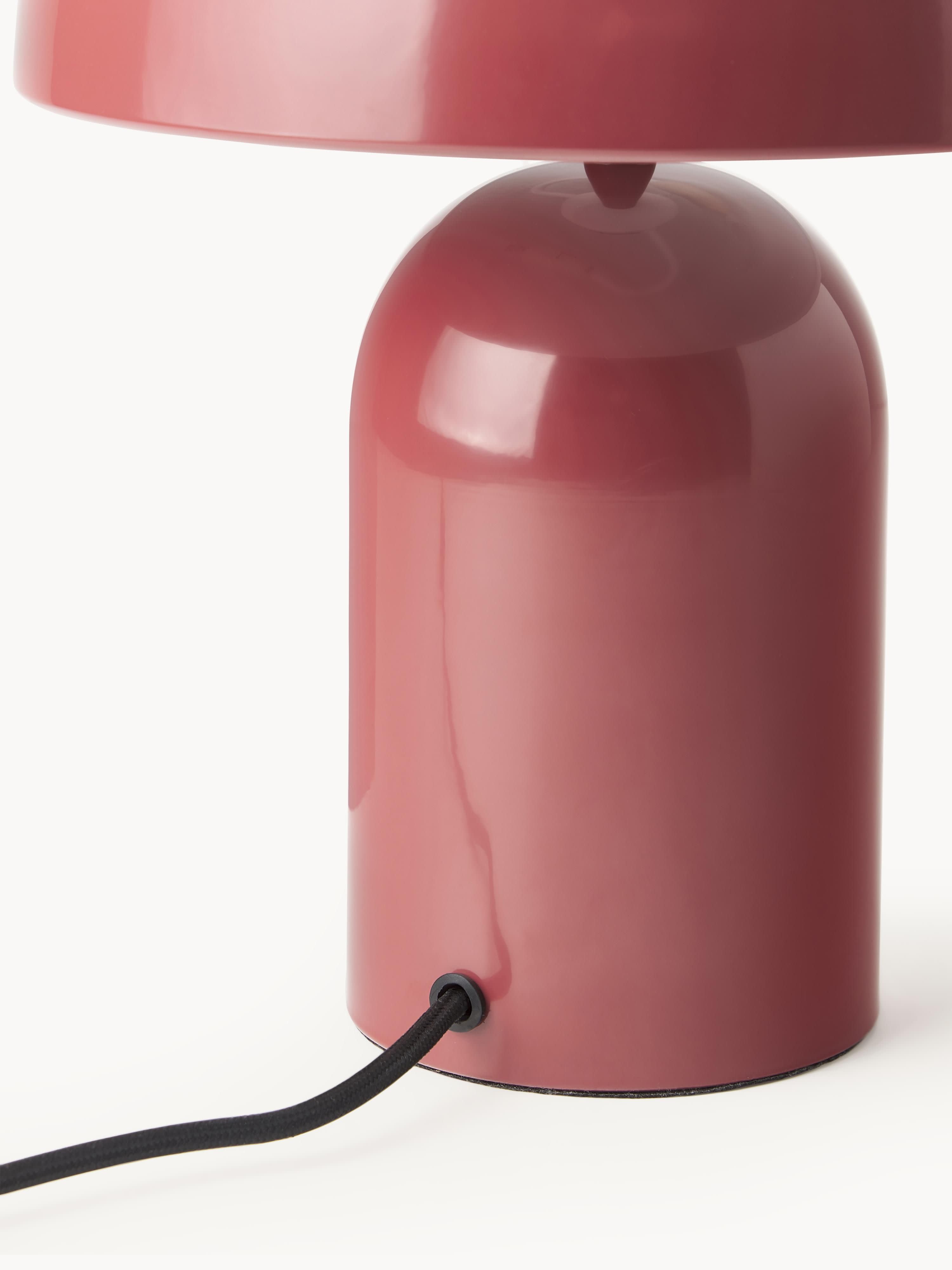 Lampe à poser rétro Elmo - Lie de vin, haute brillance