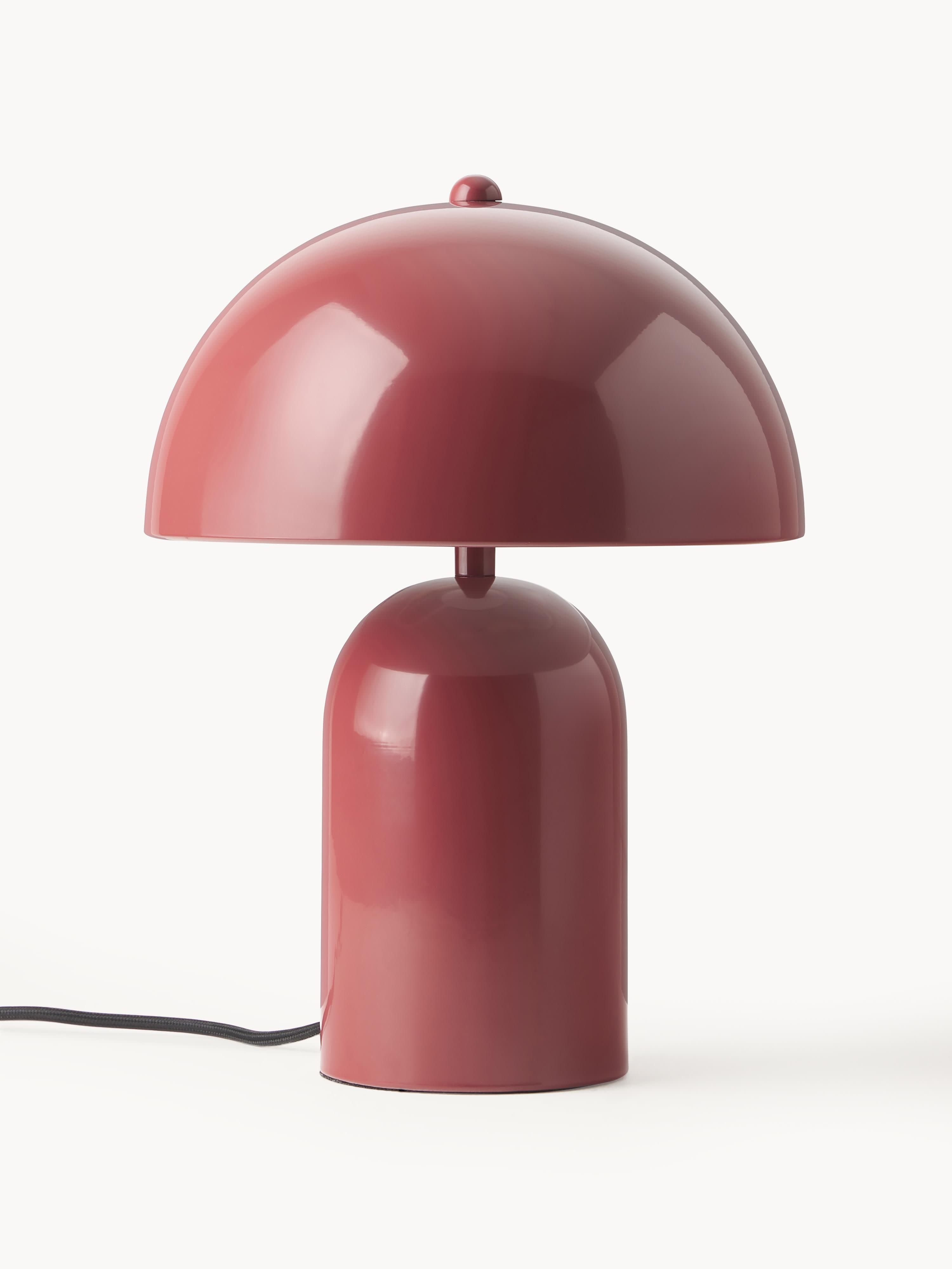 Lampe à poser rétro Elmo - Lie de vin, haute brillance