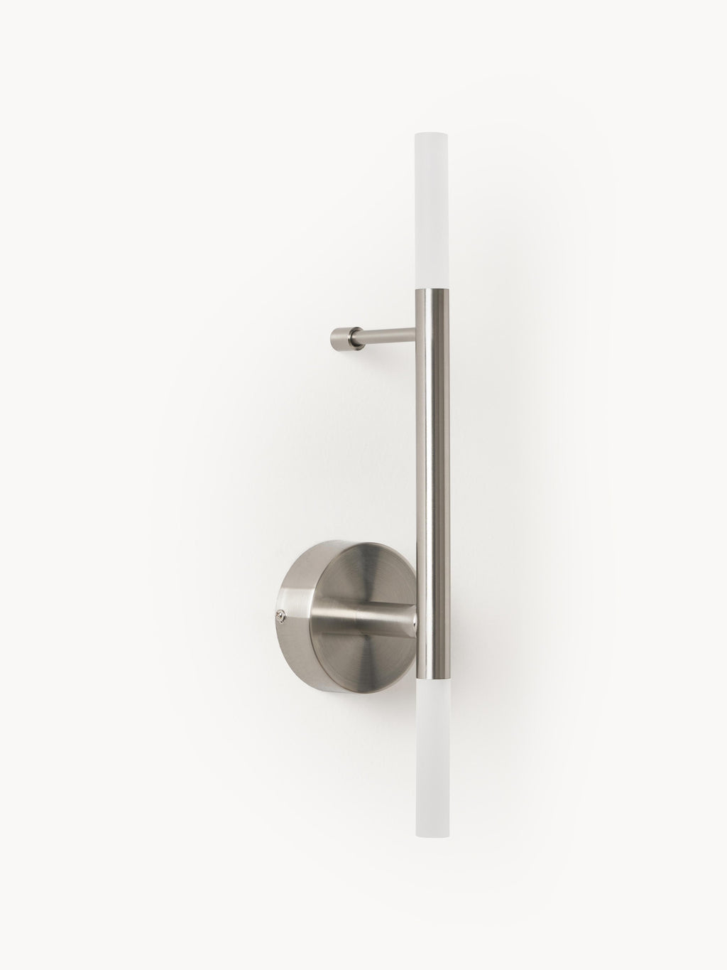 Grande applique murale LED Job - Argenté, blanc