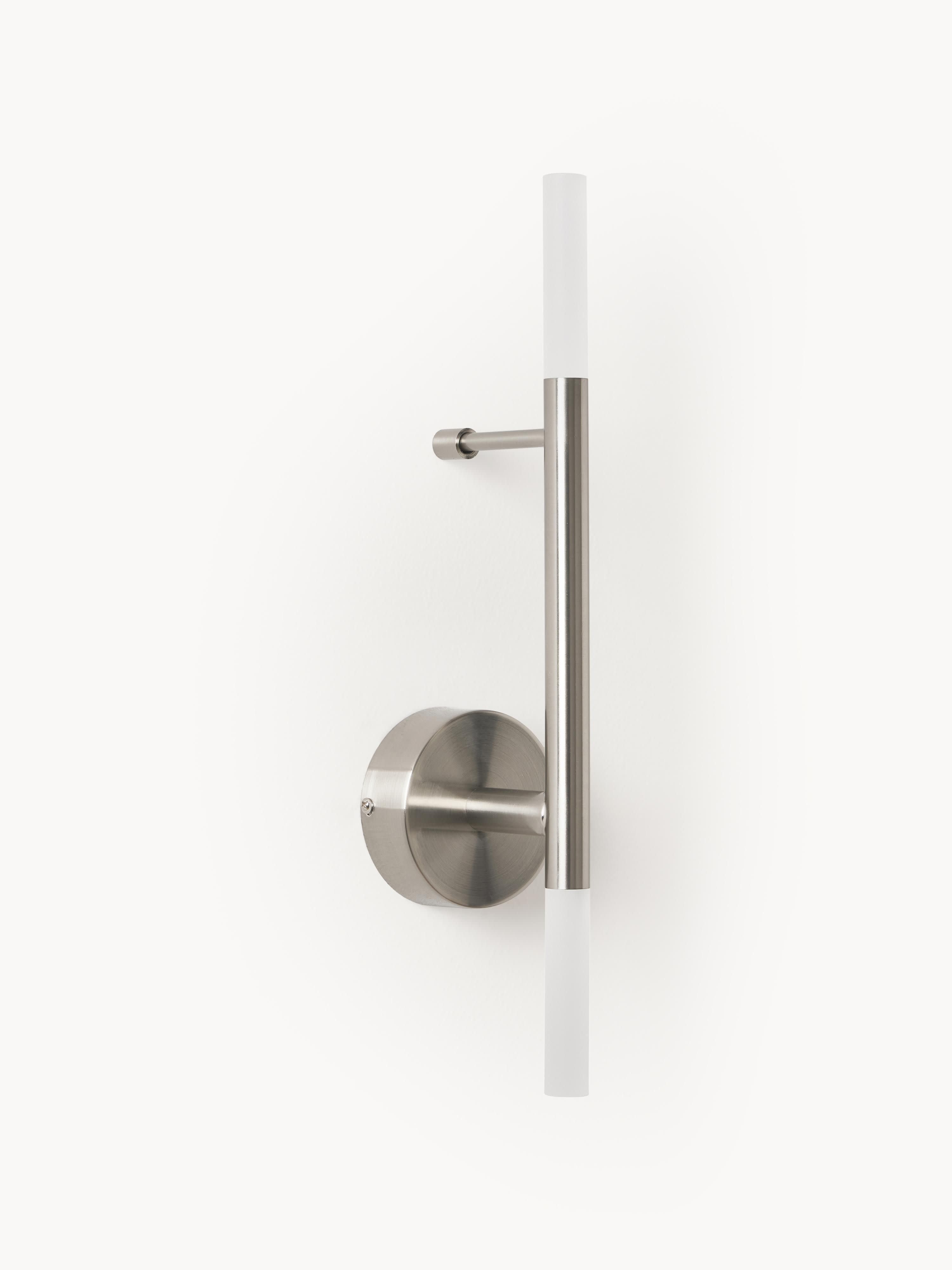 Grande applique murale LED Job - Argenté, blanc