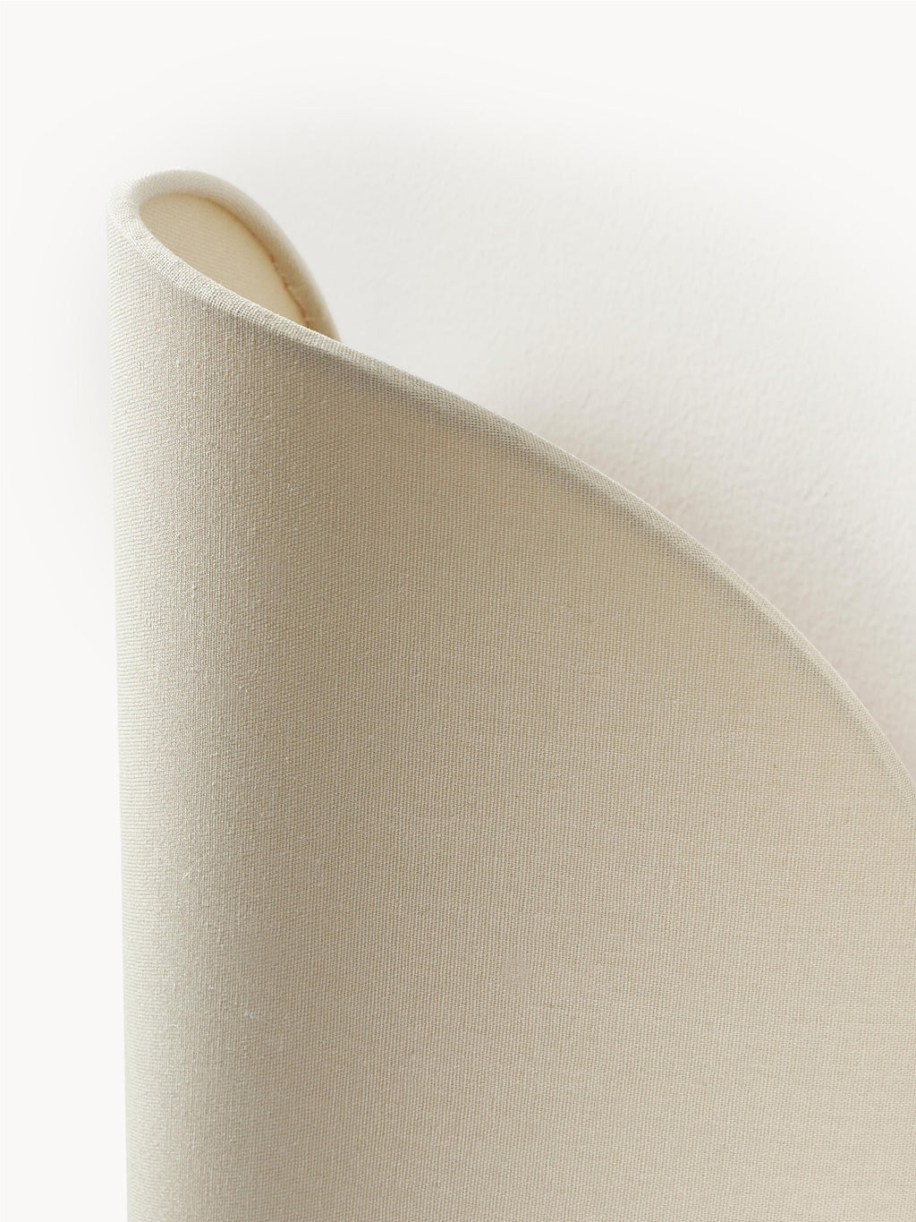 Applique murale design en lin Aadam - Beige clair