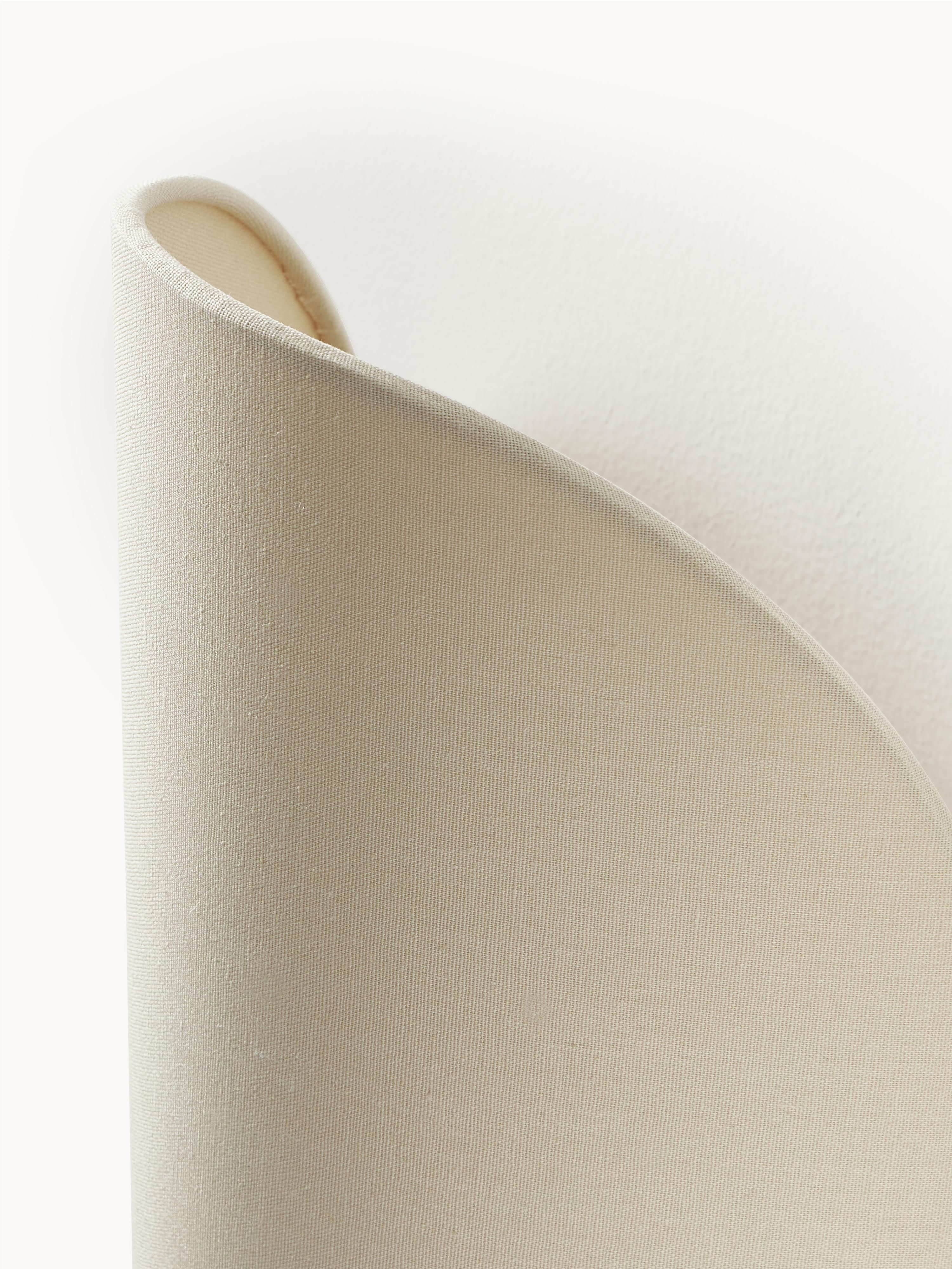 Applique murale design en lin Aadam - Beige clair