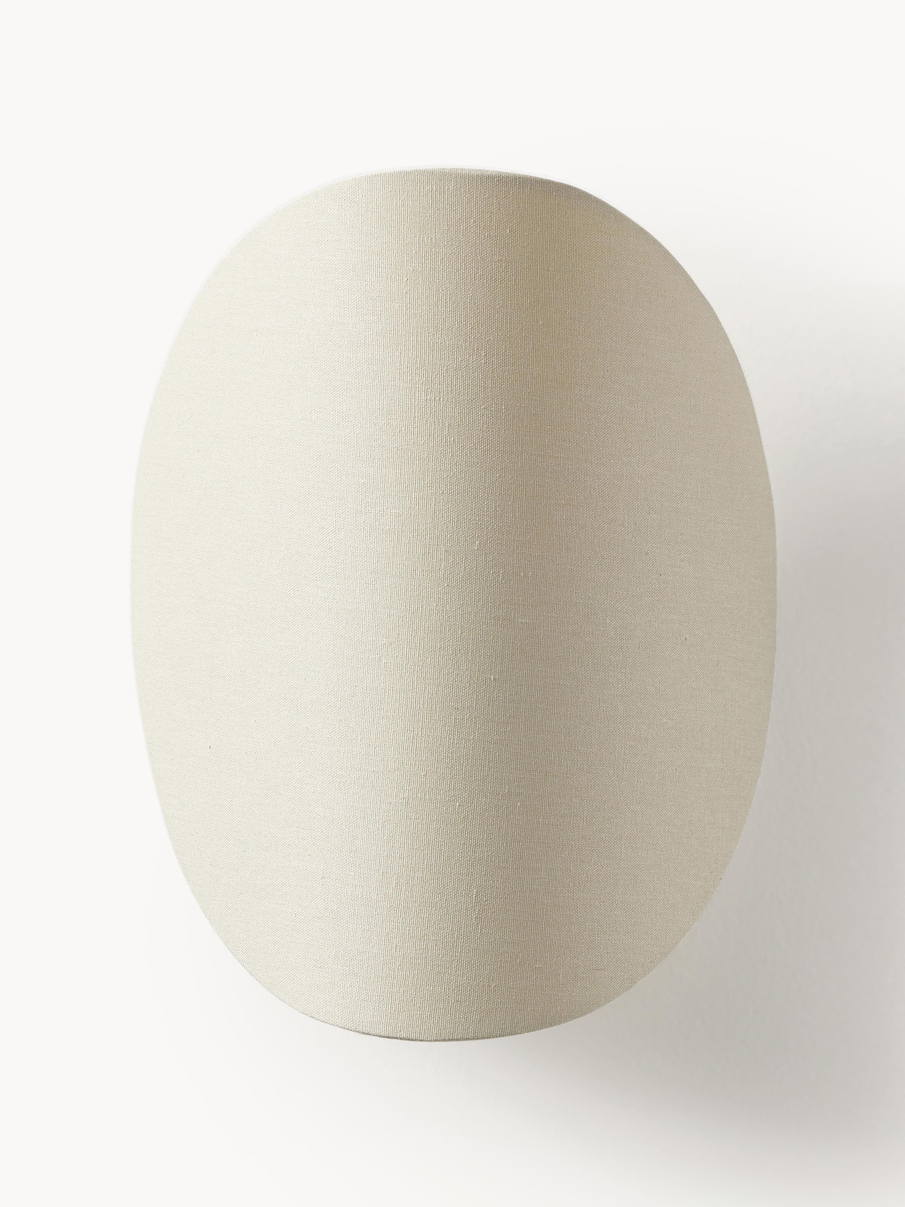 Applique murale design en lin Aadam - Beige clair
