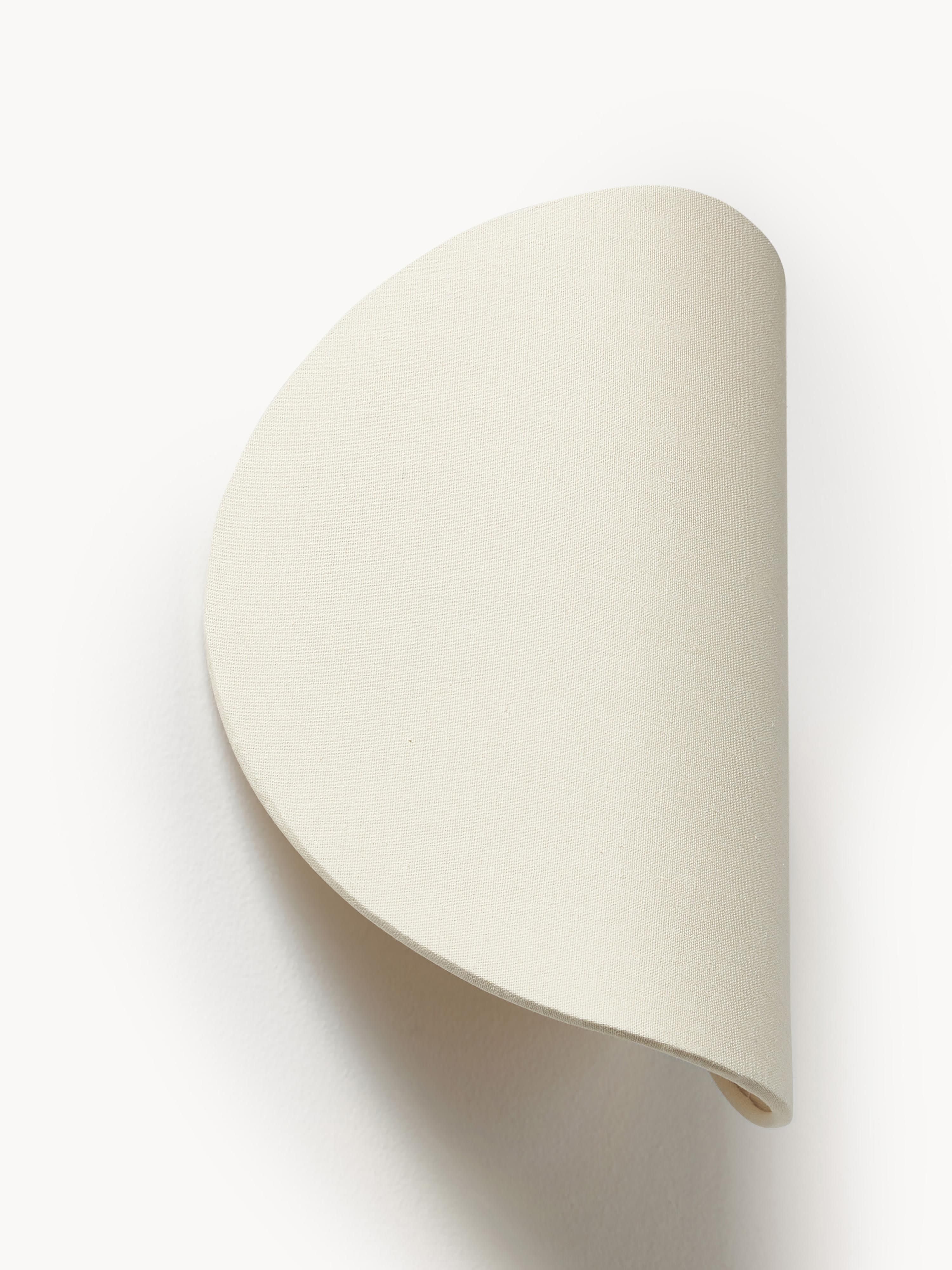 Applique murale design en lin Aadam - Beige clair