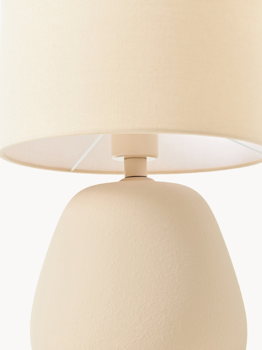 Lampe à poser en céramique Stav - Beige clair, mat