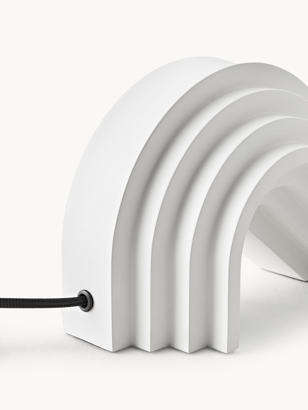 Lampe à poser design Dane - Blanc cassé, blanc