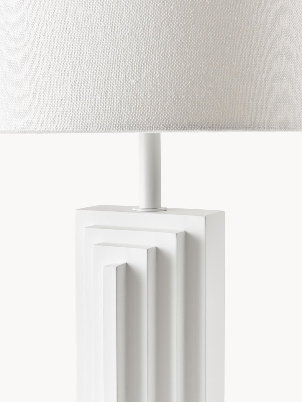 Lampe à poser design Dane - Blanc cassé, blanc