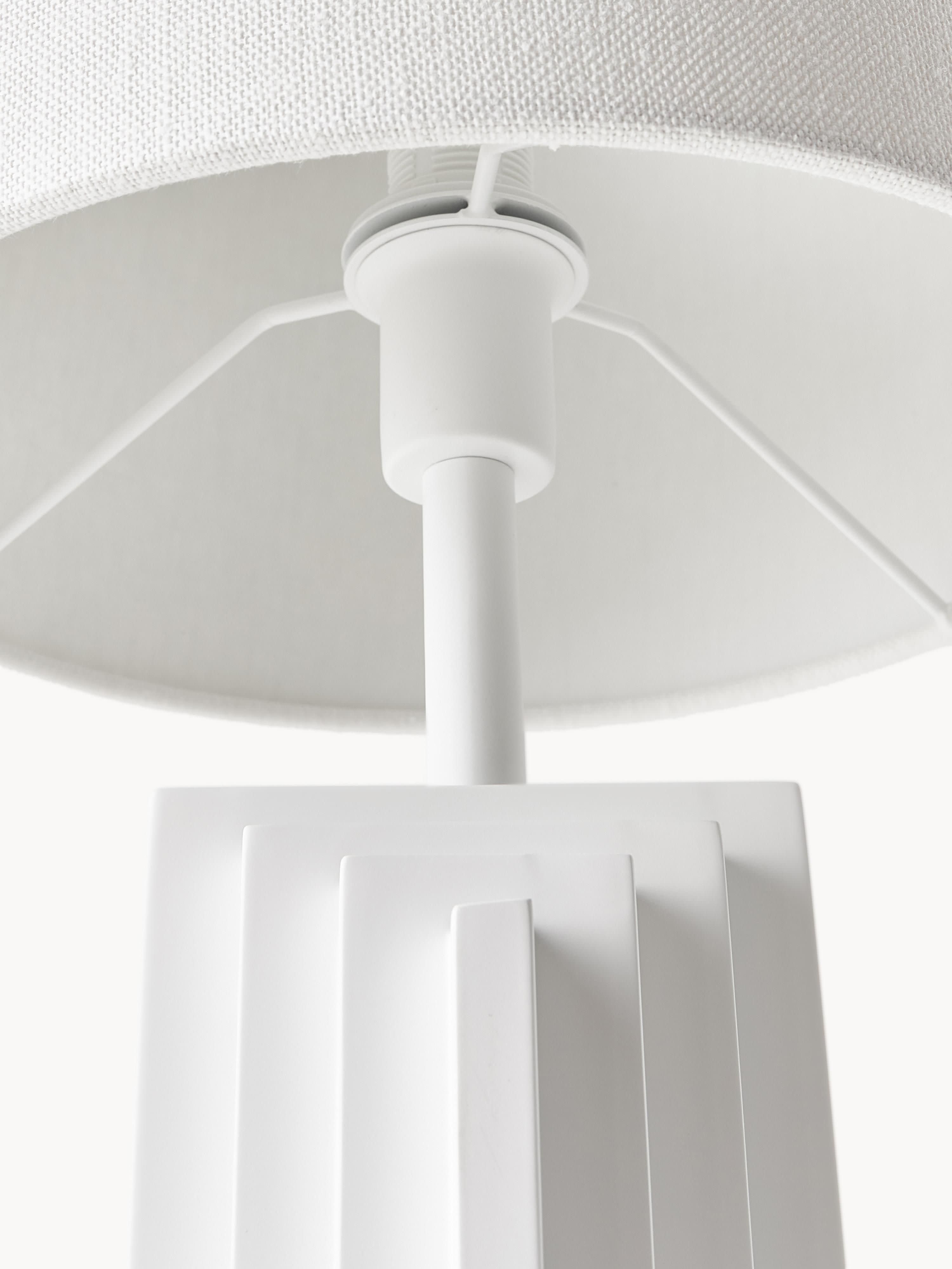 Lampe à poser design Dane - Blanc cassé, blanc