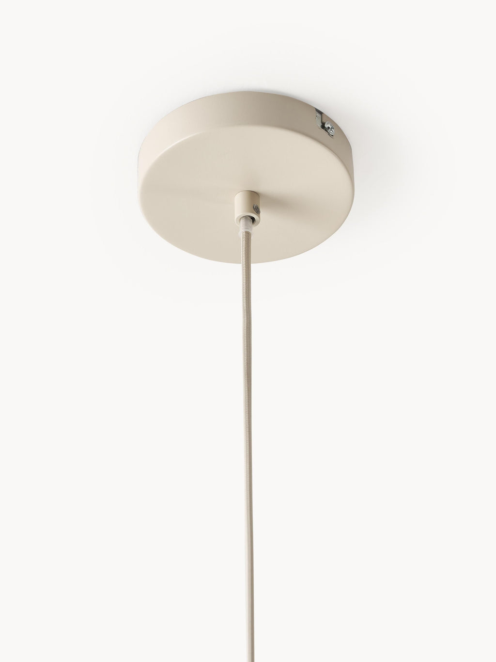 Grande suspension en fils de lin Matias - Beige