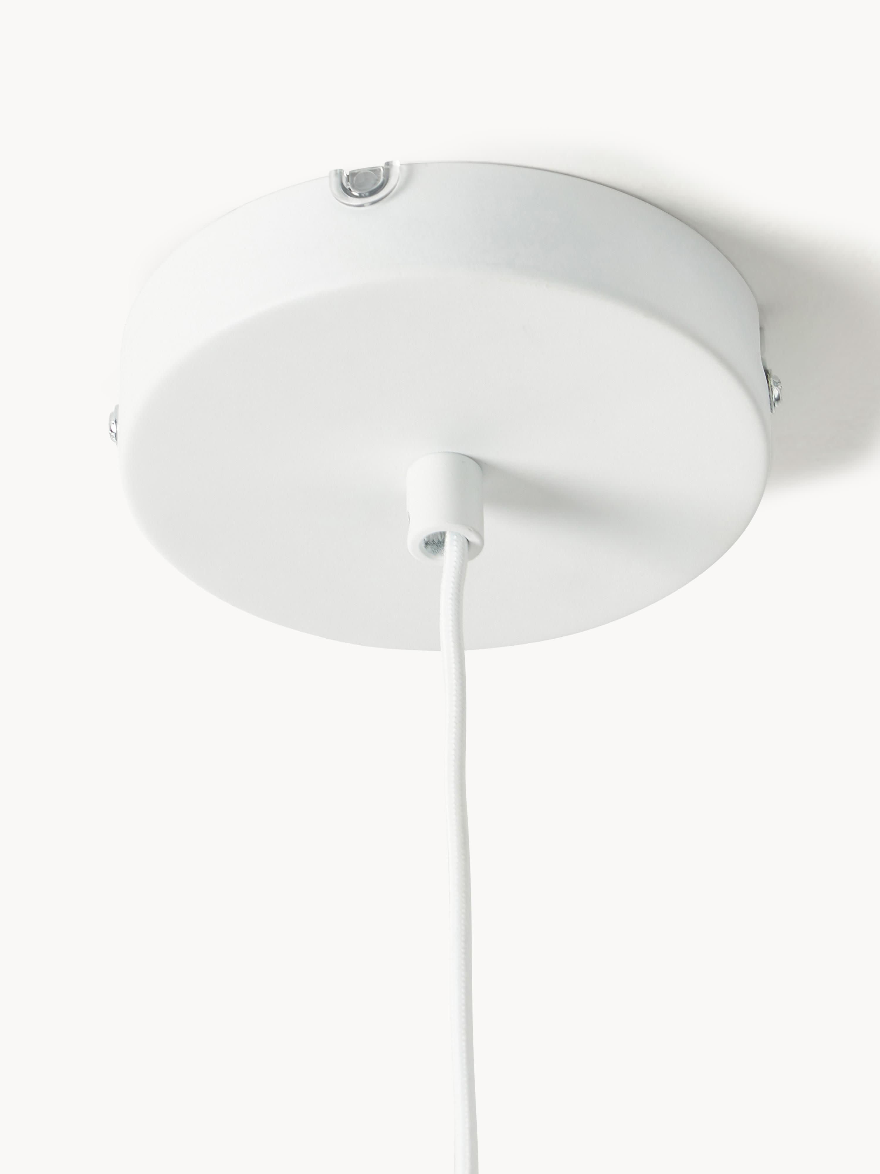 Suspension en fibres naturelles Arto - Beige, blanc