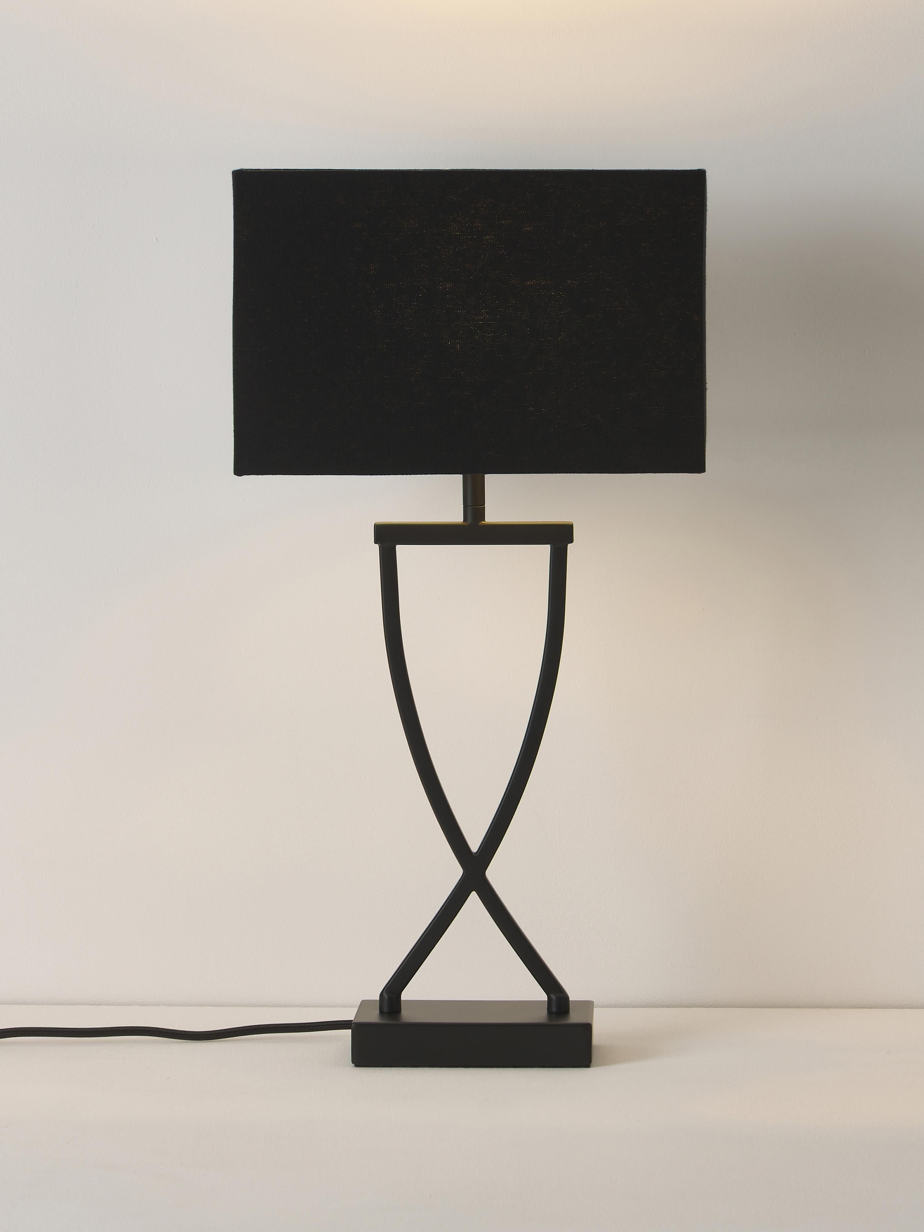 Grande lampe à poser Gudik - Noir