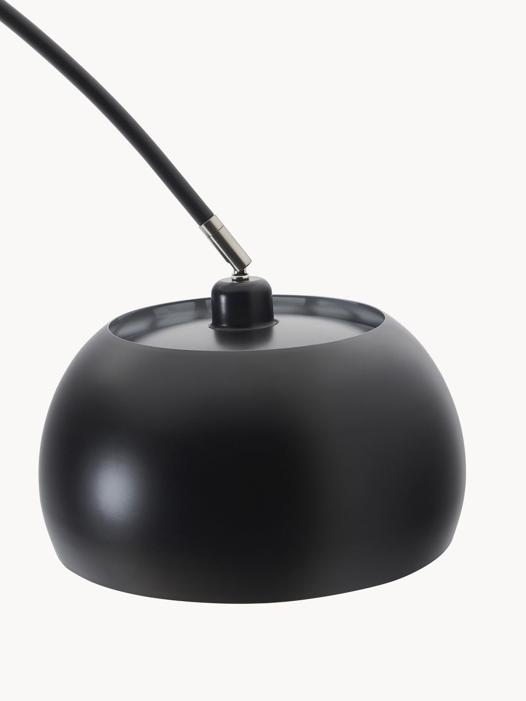 Grand lampadaire arc Dak - Noir