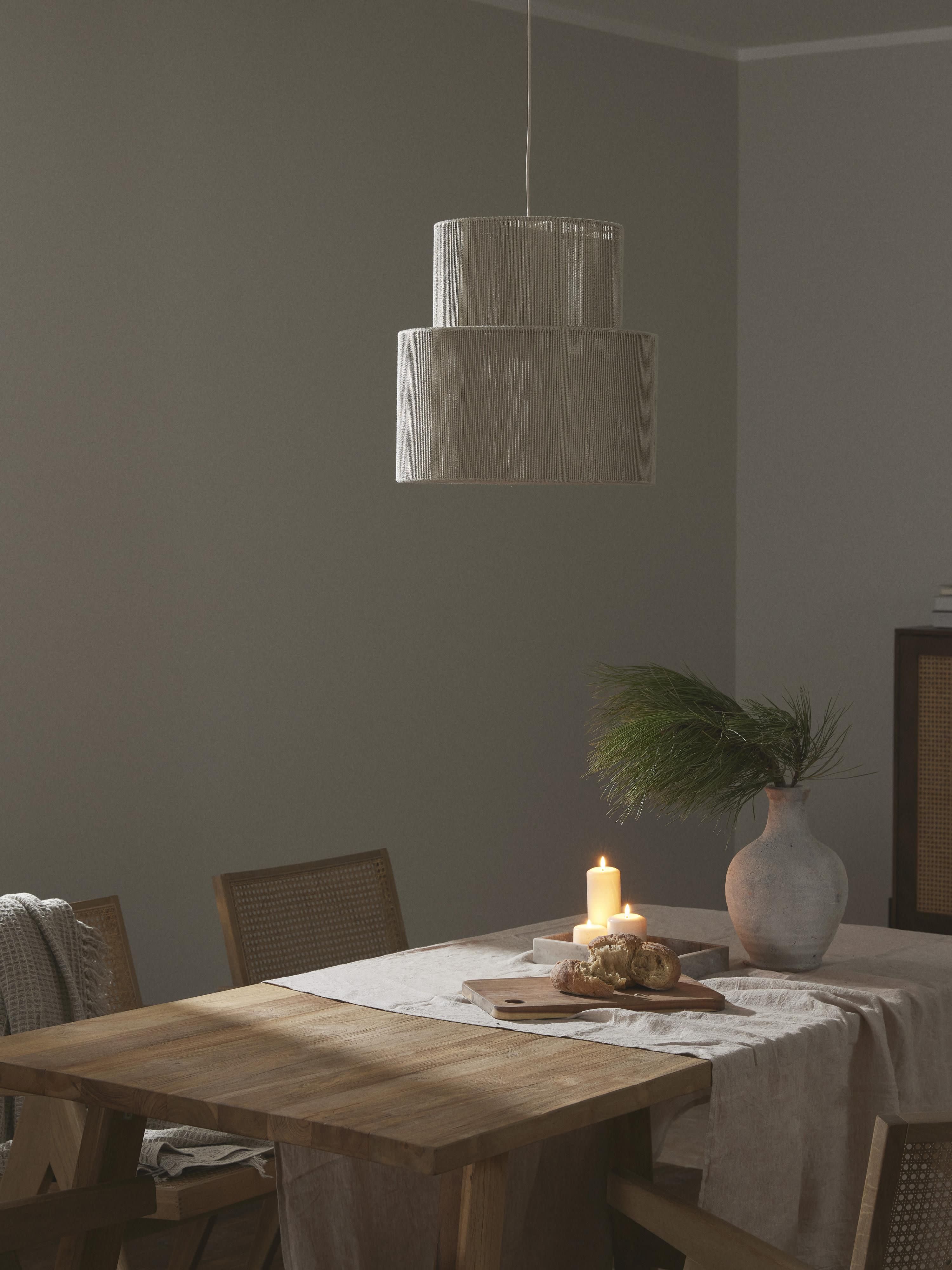 Suspension en fils de lin Matias - Beige