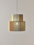 Suspension en fils de lin Matias - Multicolore