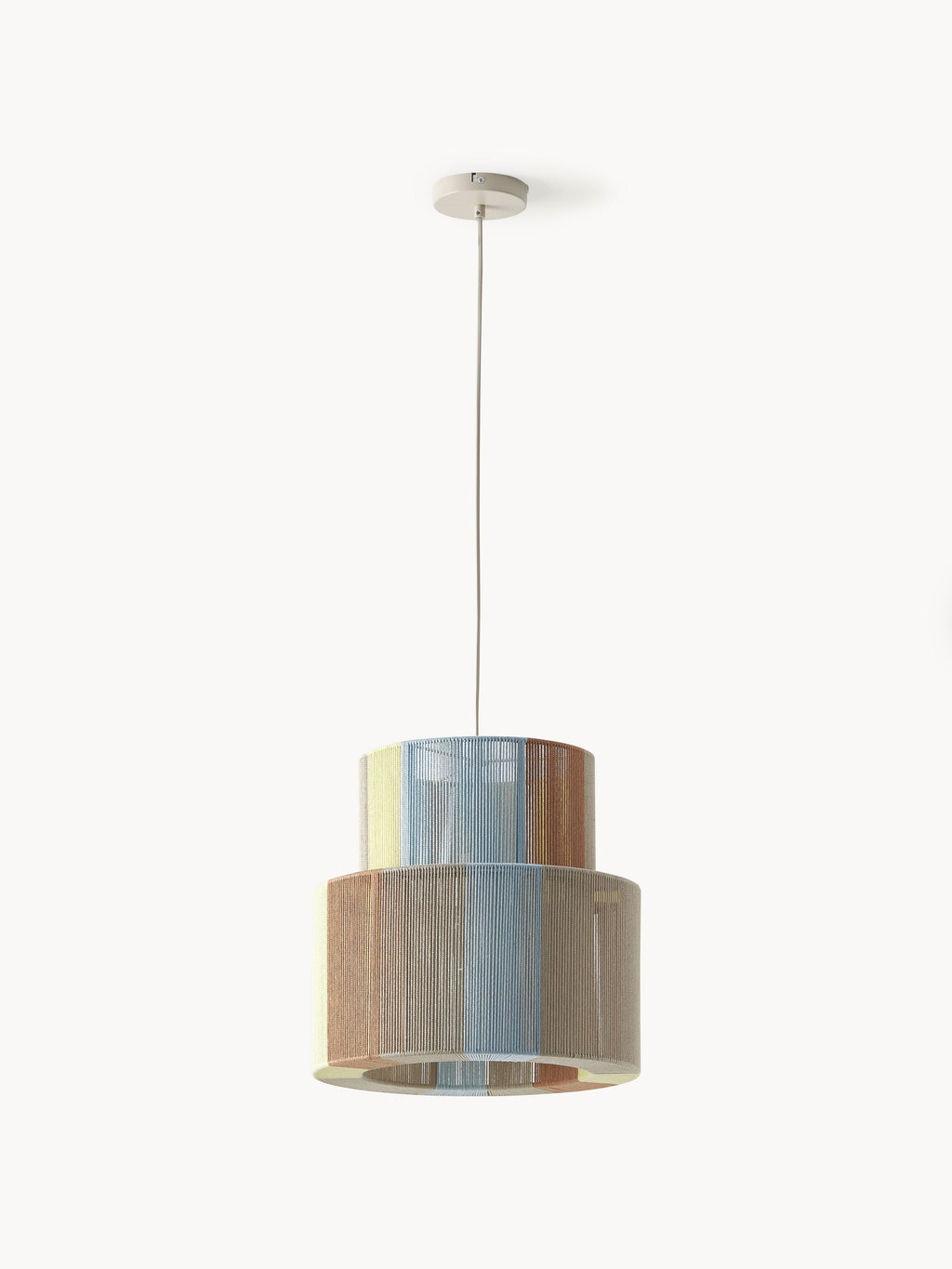 Suspension en fils de lin Matias - Multicolore