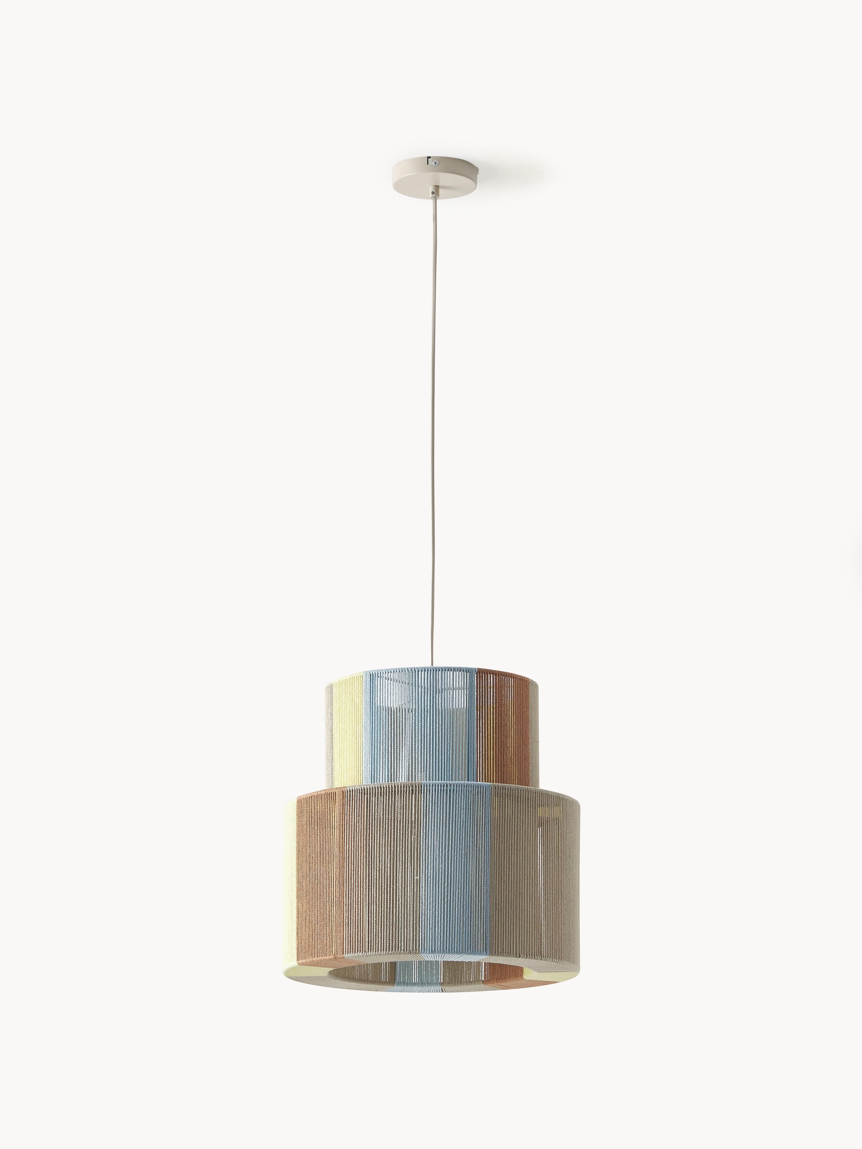 Suspension en fils de lin Matias - Multicolore