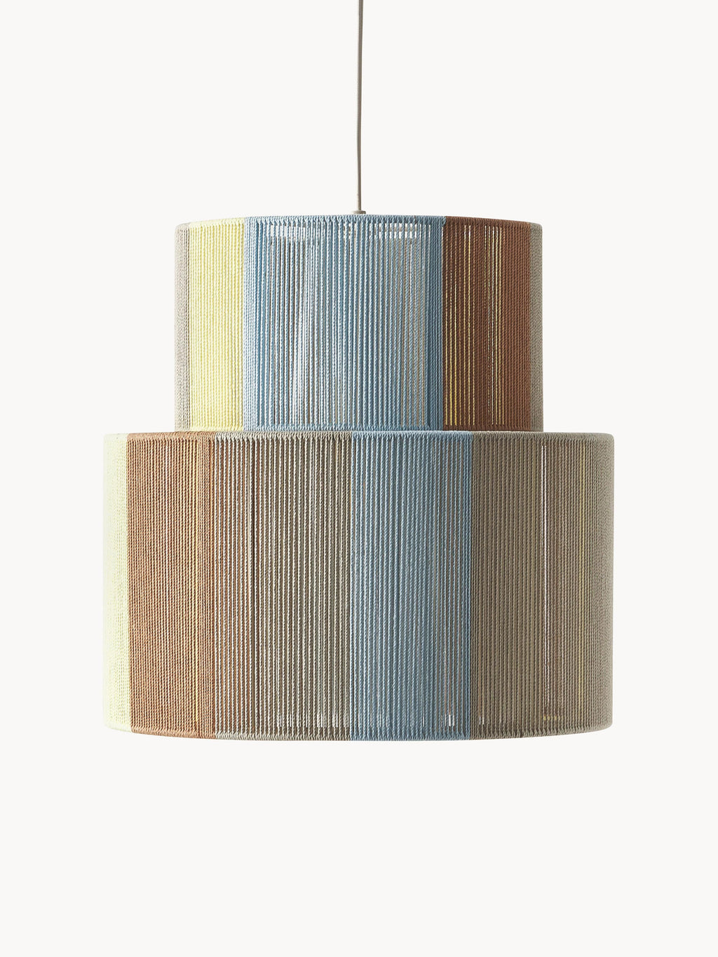 Suspension en fils de lin Matias - Multicolore
