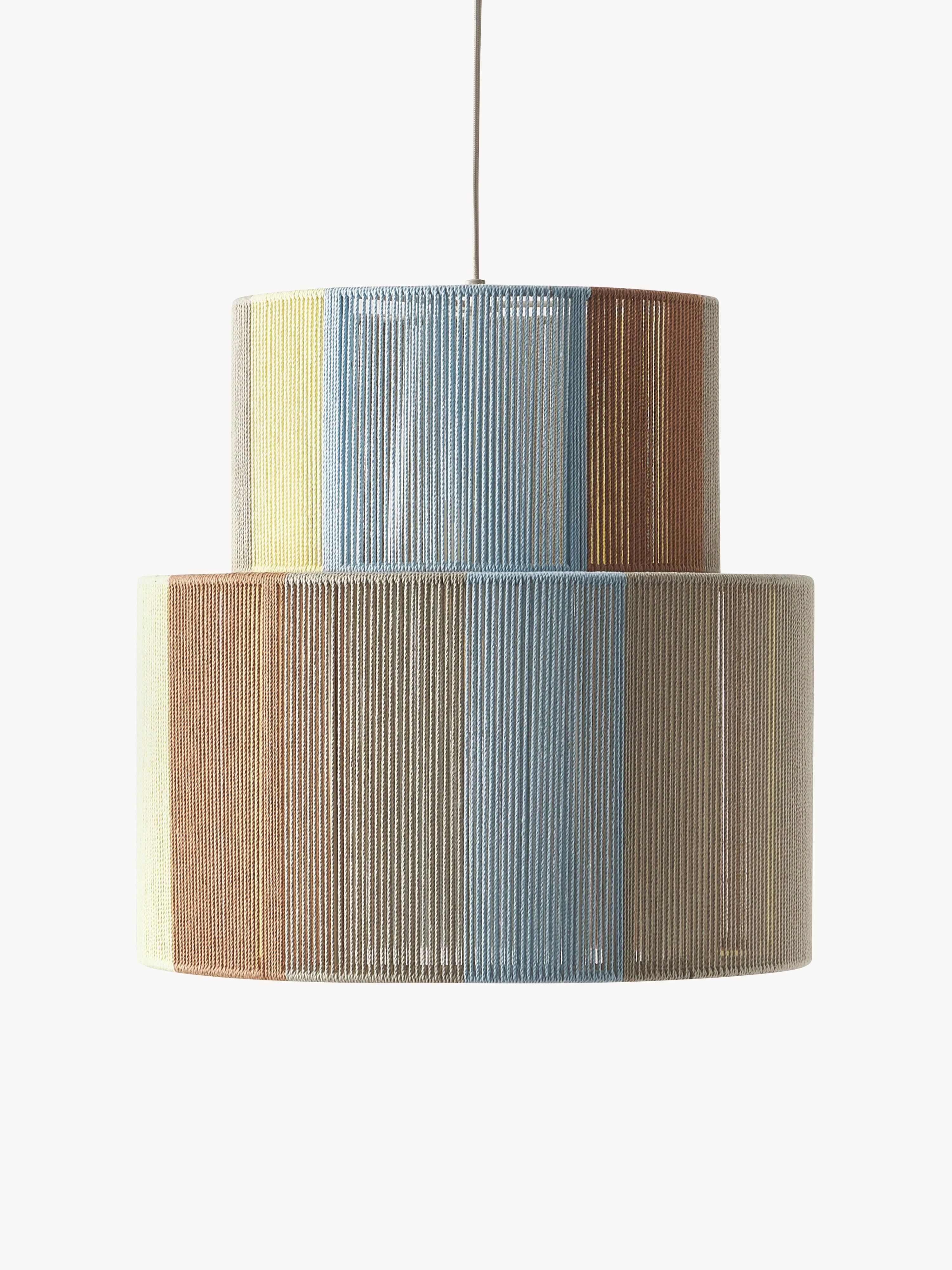 Suspension en fils de lin Matias - Multicolore