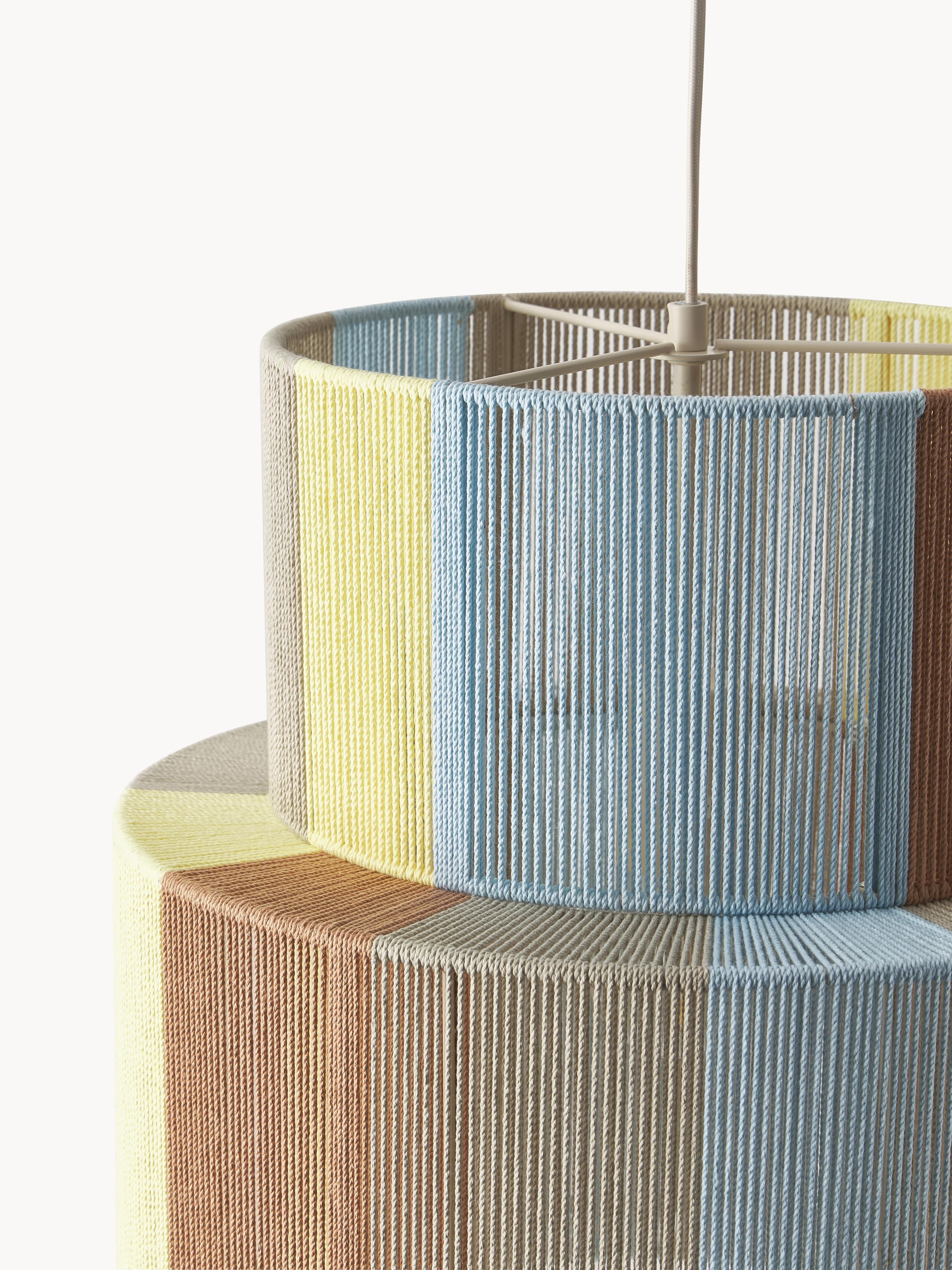 Suspension en fils de lin Matias - Multicolore