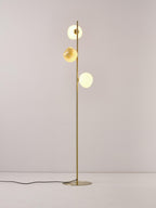 Lampadaire en verre opalescent Noir - Multicolore