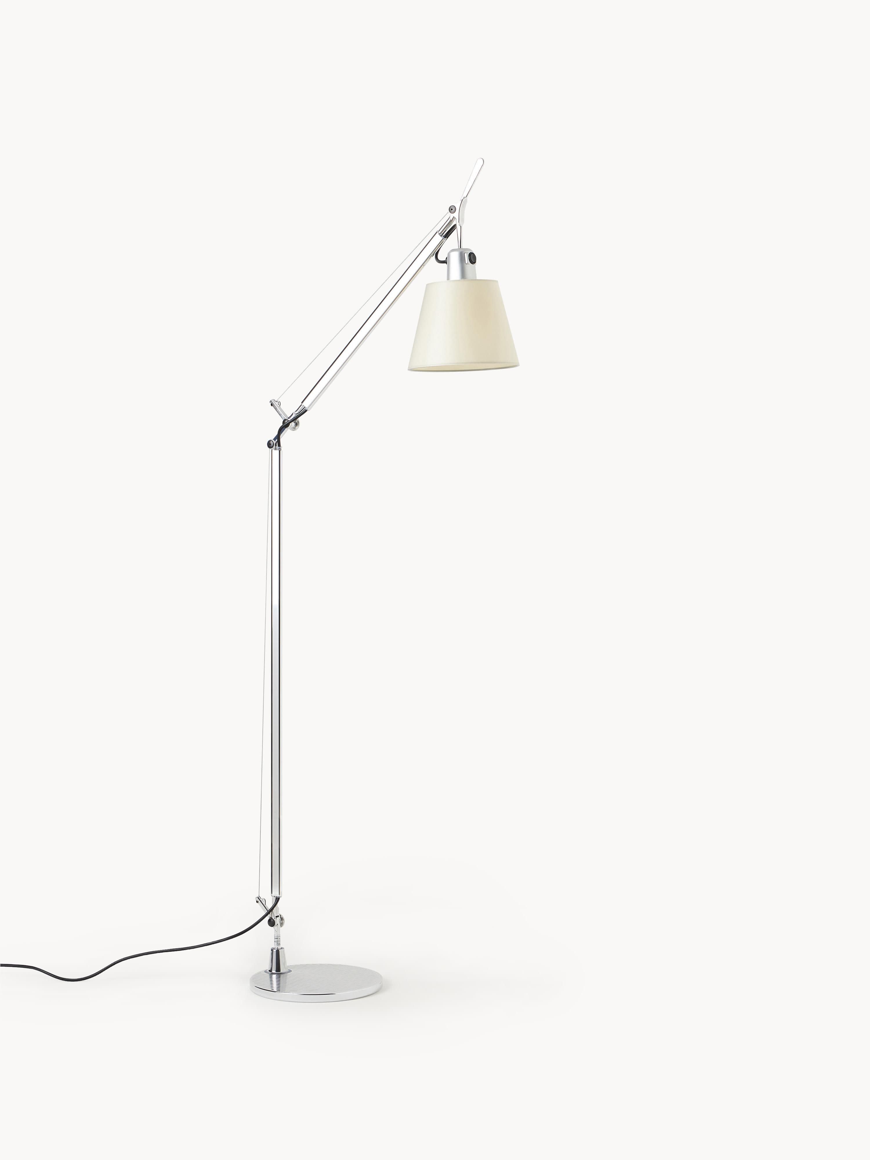 Lampadaire Wright - Aluminium, crème