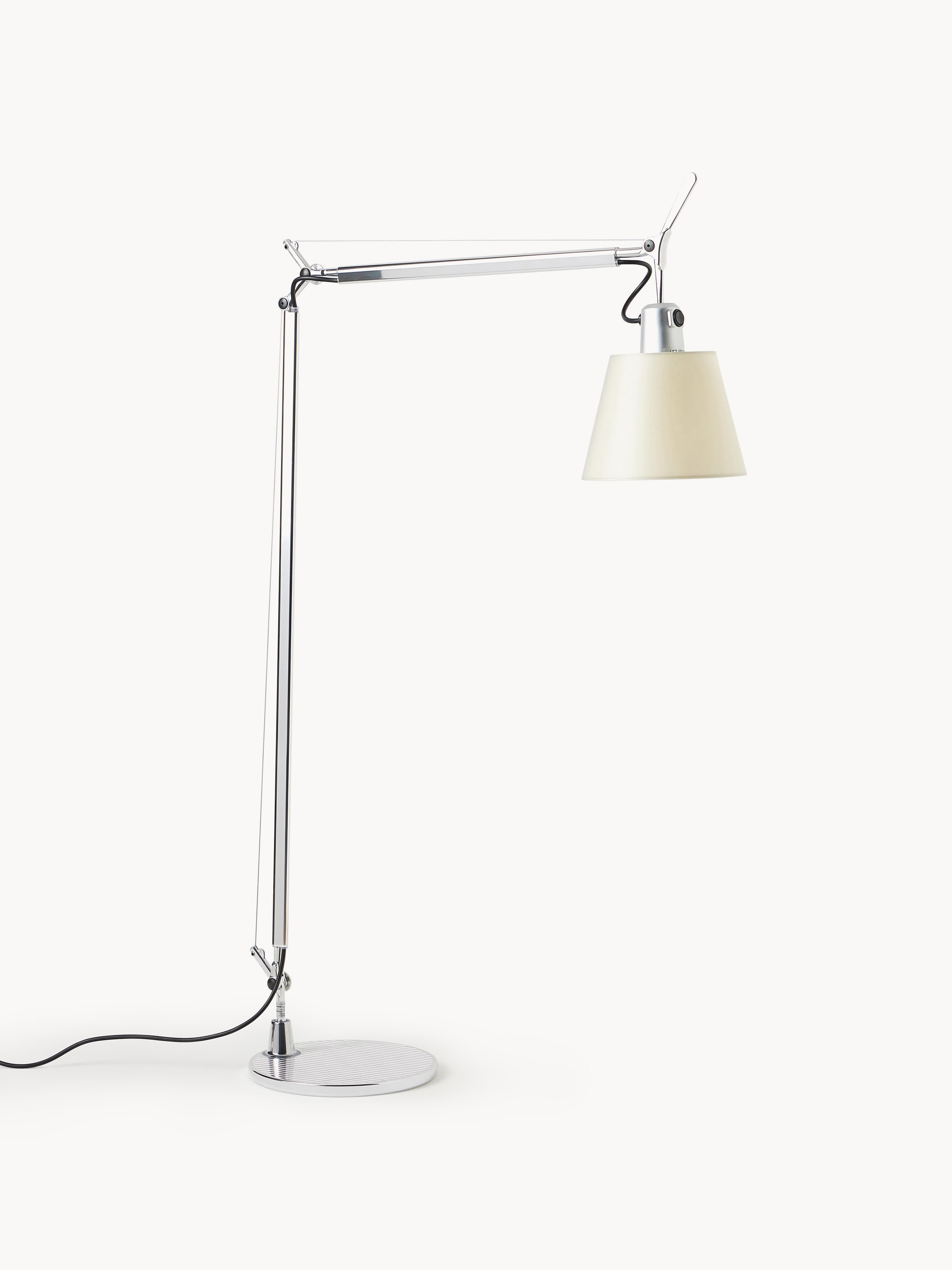 Lampadaire Wright - Aluminium, crème
