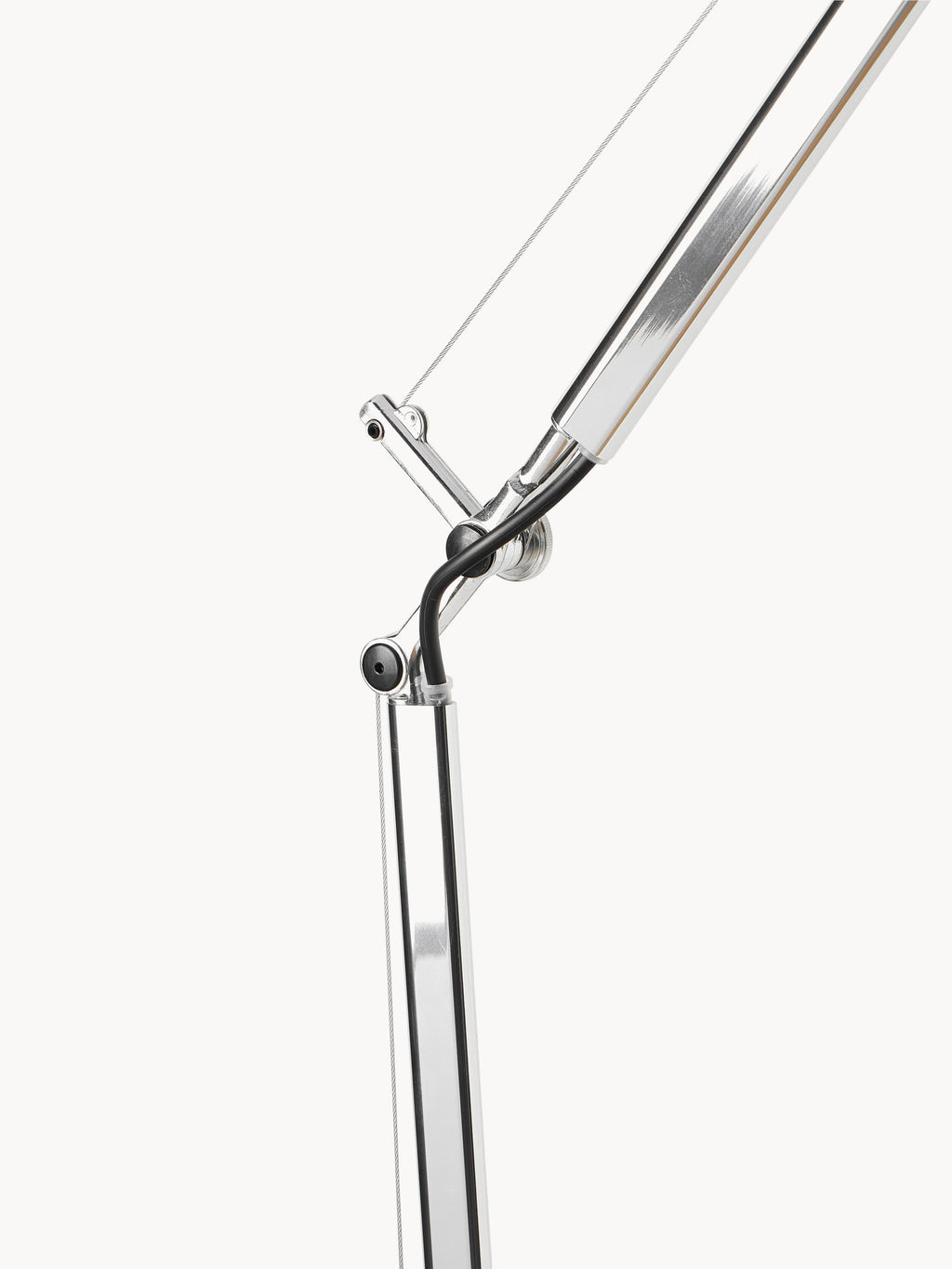 Lampadaire Wright - Aluminium, crème