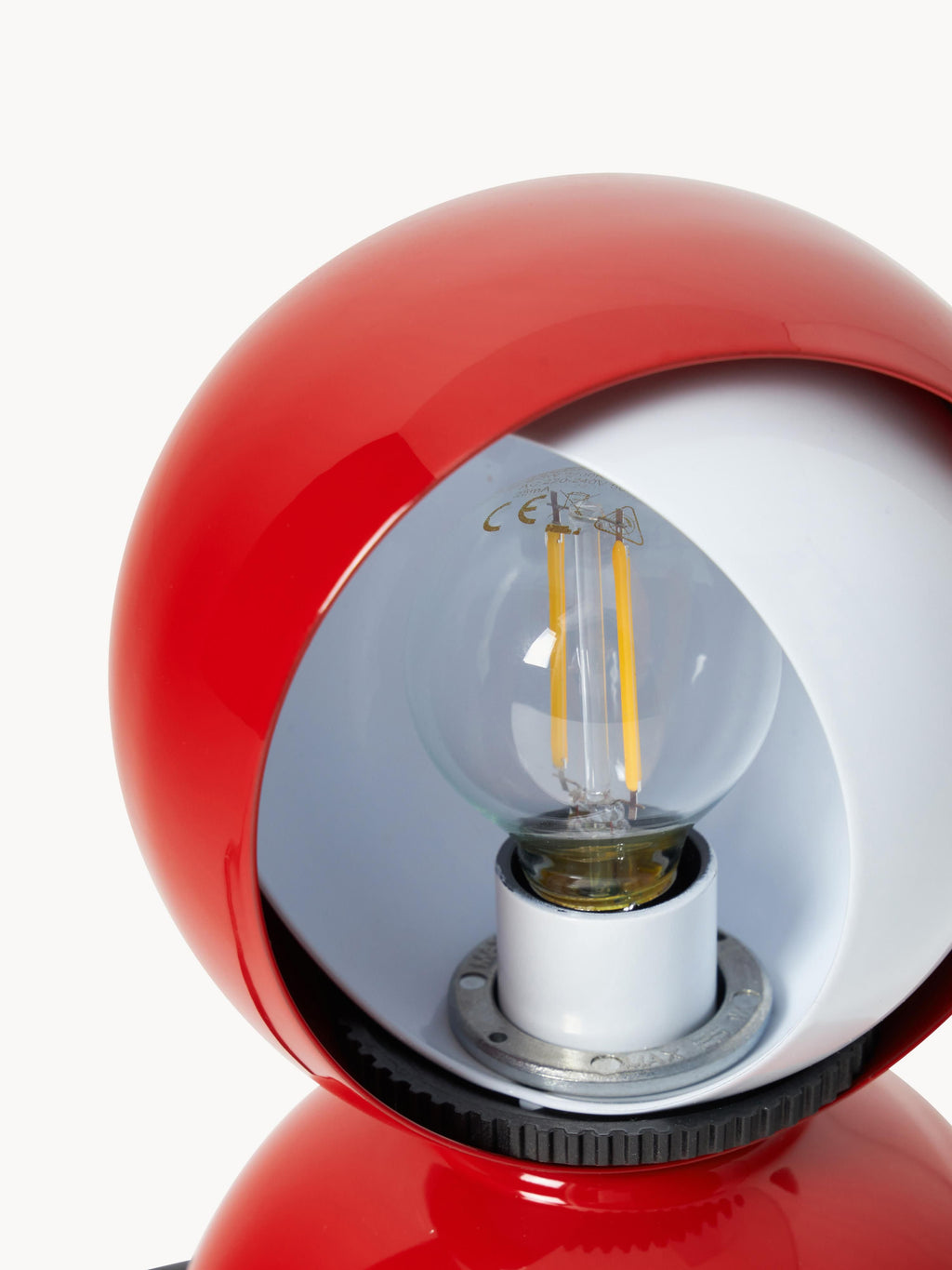 Petite lampe à poser orientable Laurits - Rouge