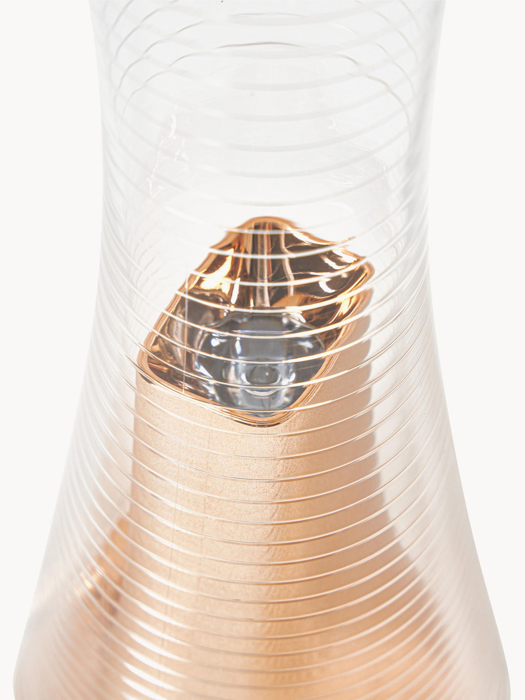 Petite lampe à poser LED Mabon - Transparent, doré