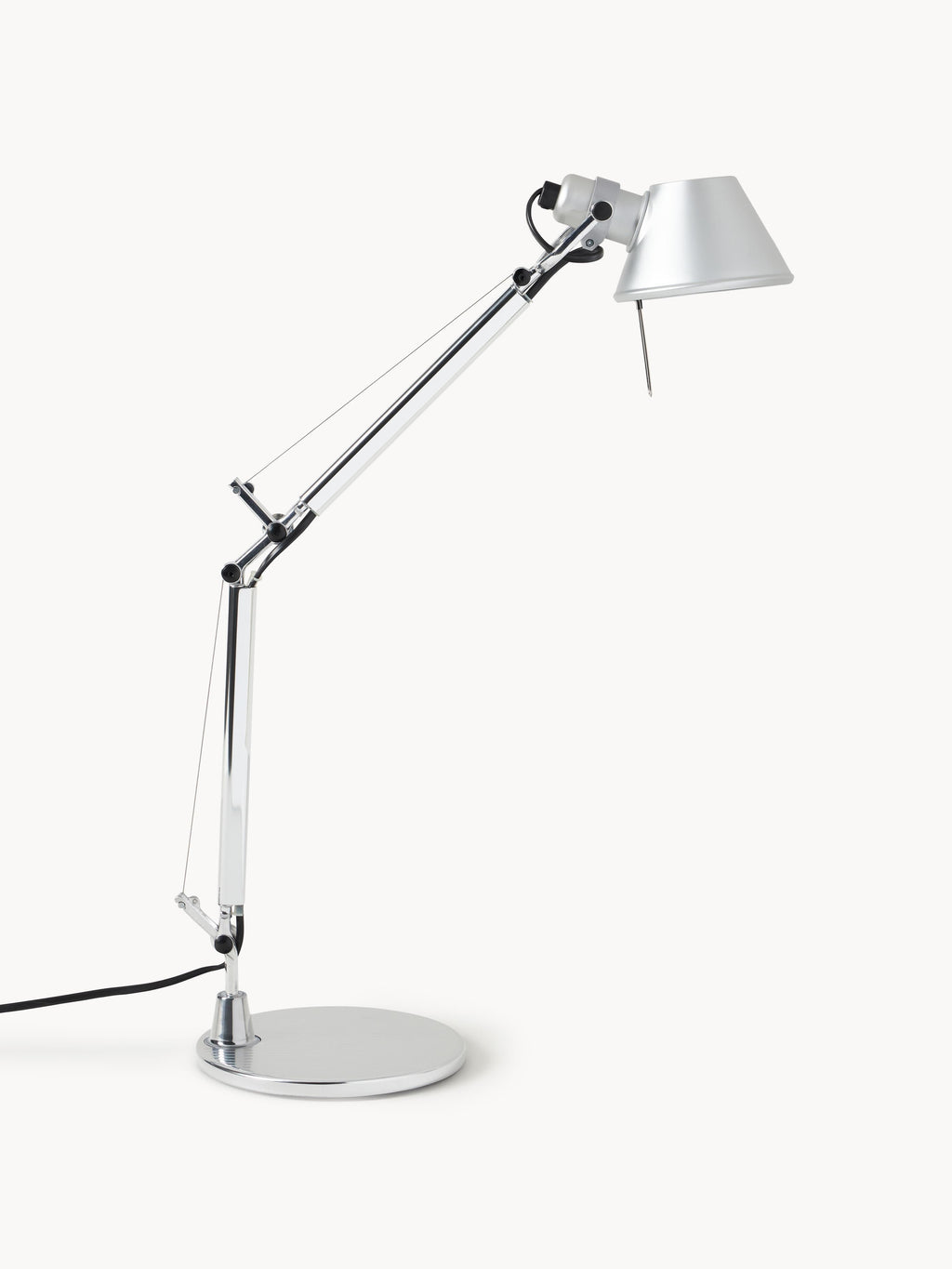 Lampe de bureau orientable Samuel - Argenté, mat