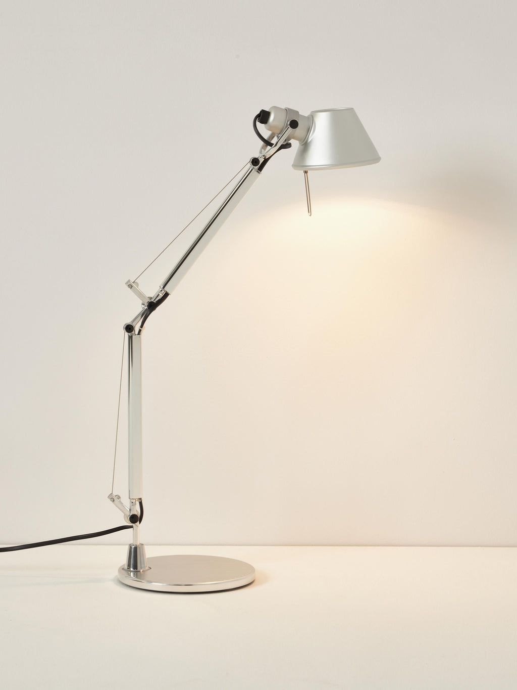 Lampe de bureau orientable Samuel - Argenté, mat