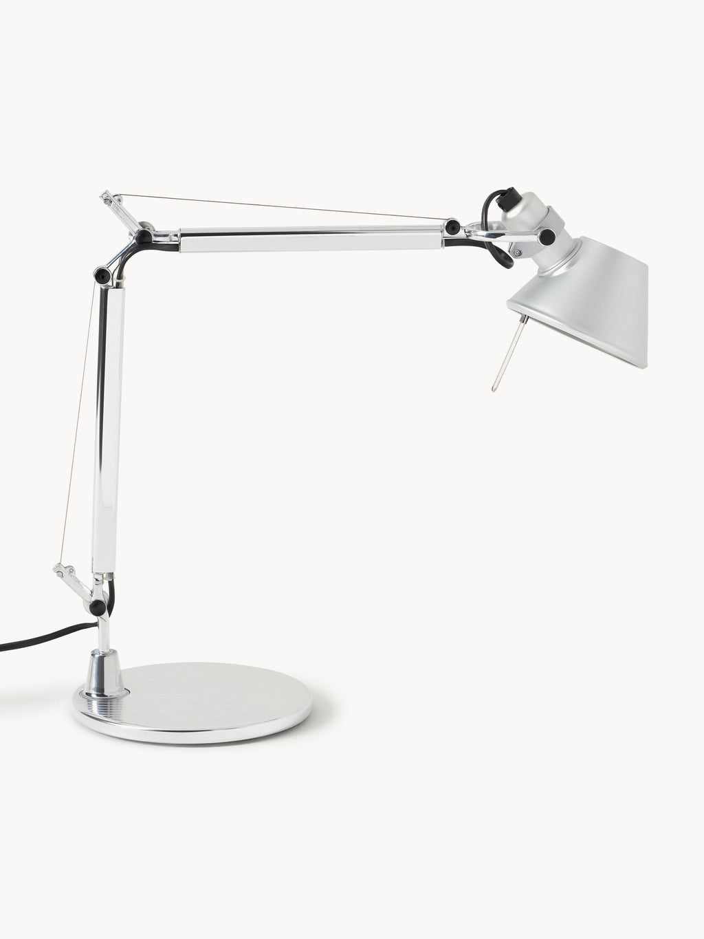 Lampe de bureau orientable Samuel - Argenté, mat