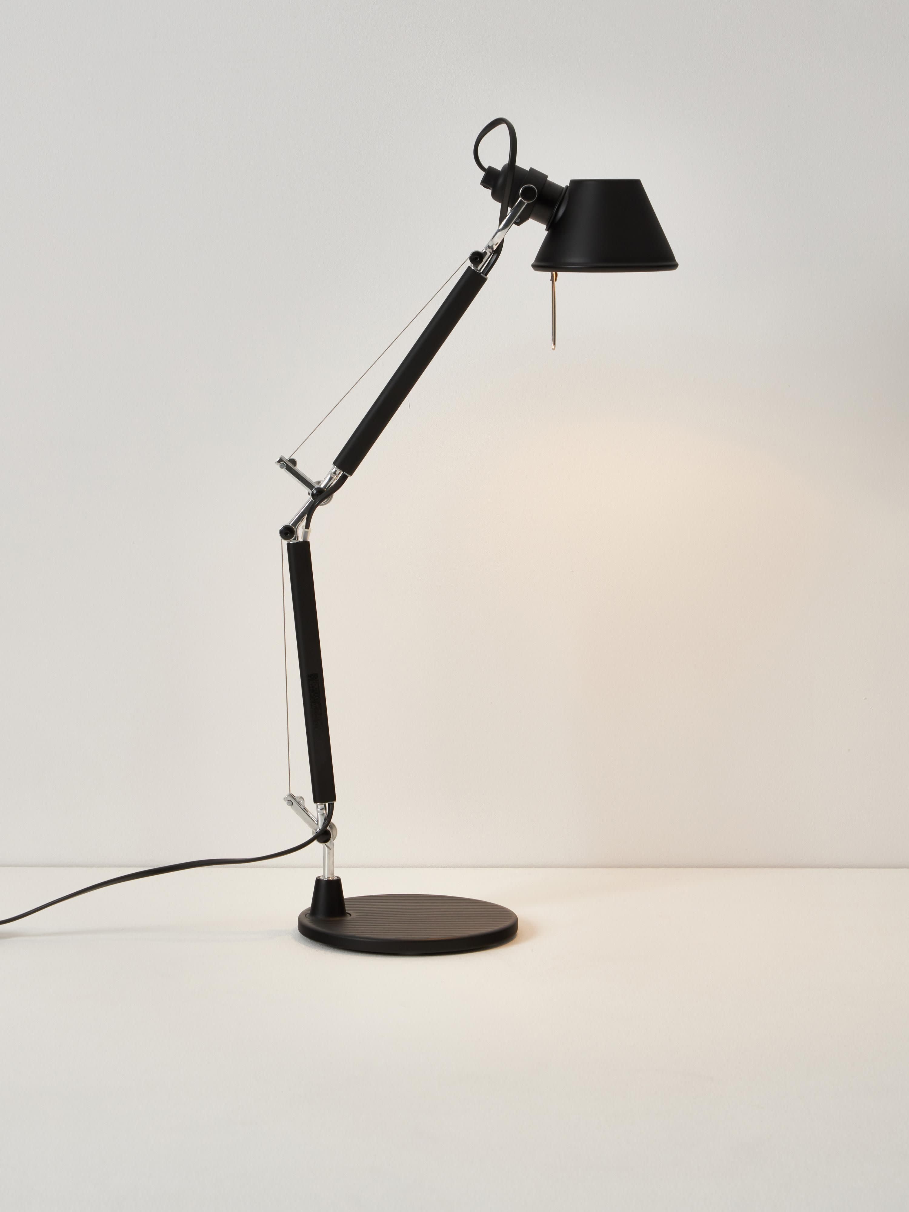 Lampe de bureau orientable Samuel - Noir, mat