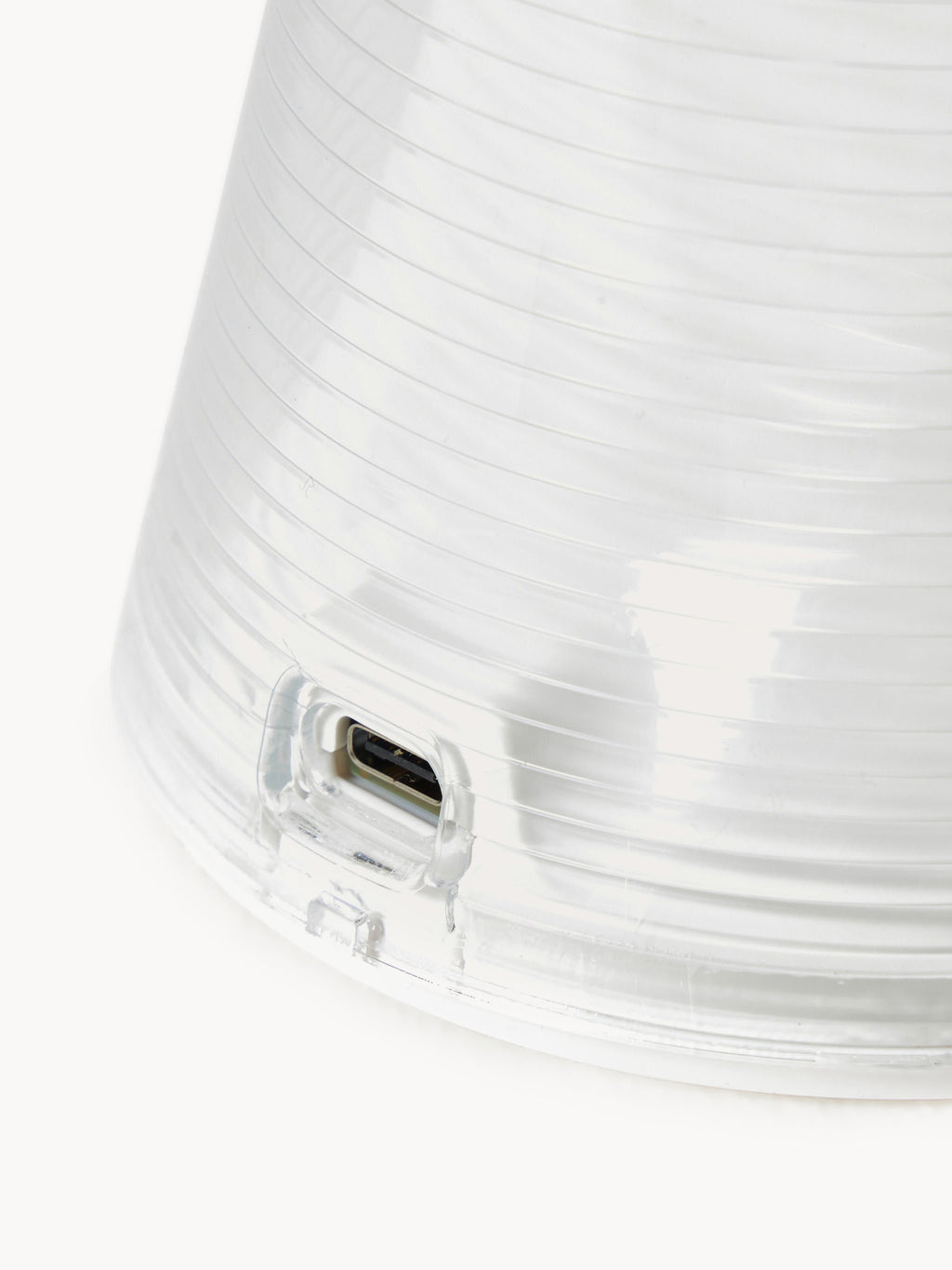 Petite lampe à poser LED Mabon - Transparent, blanc