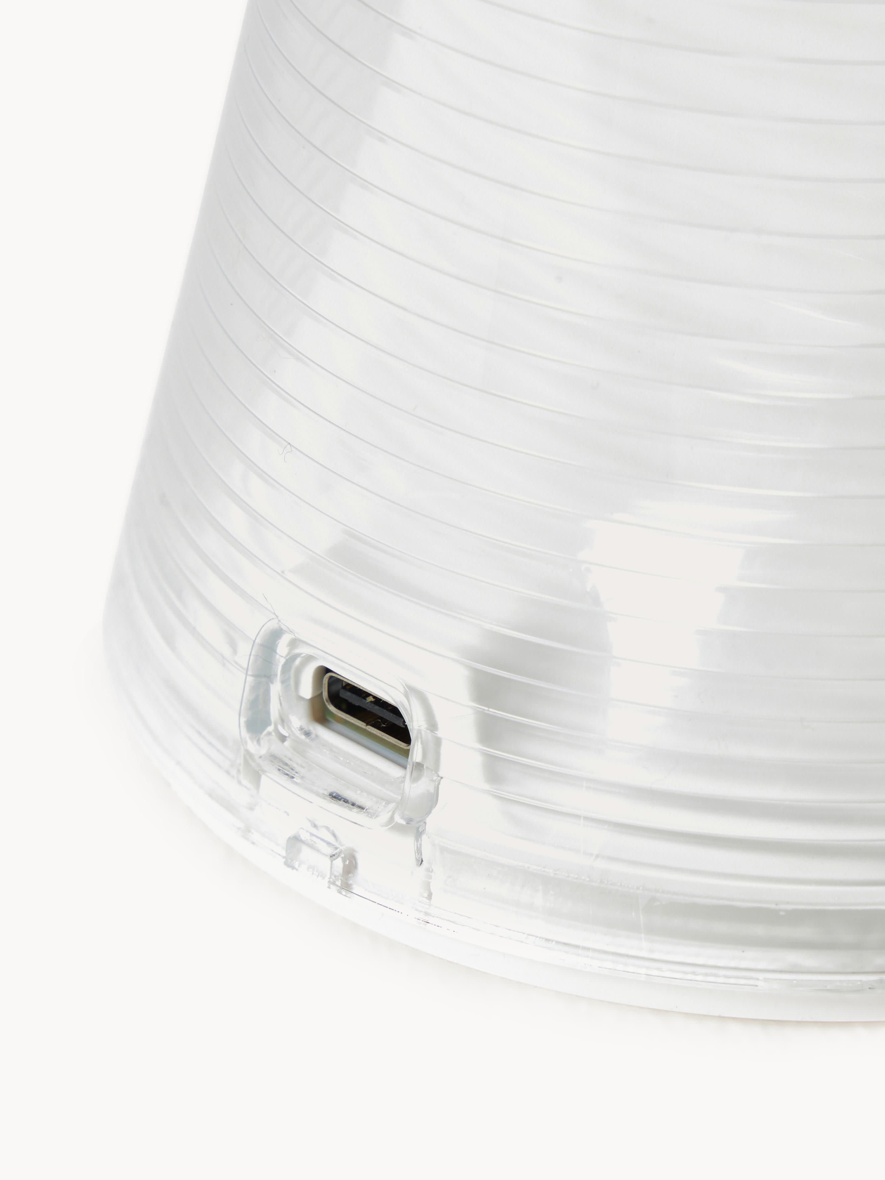 Petite lampe à poser LED Mabon - Transparent, blanc